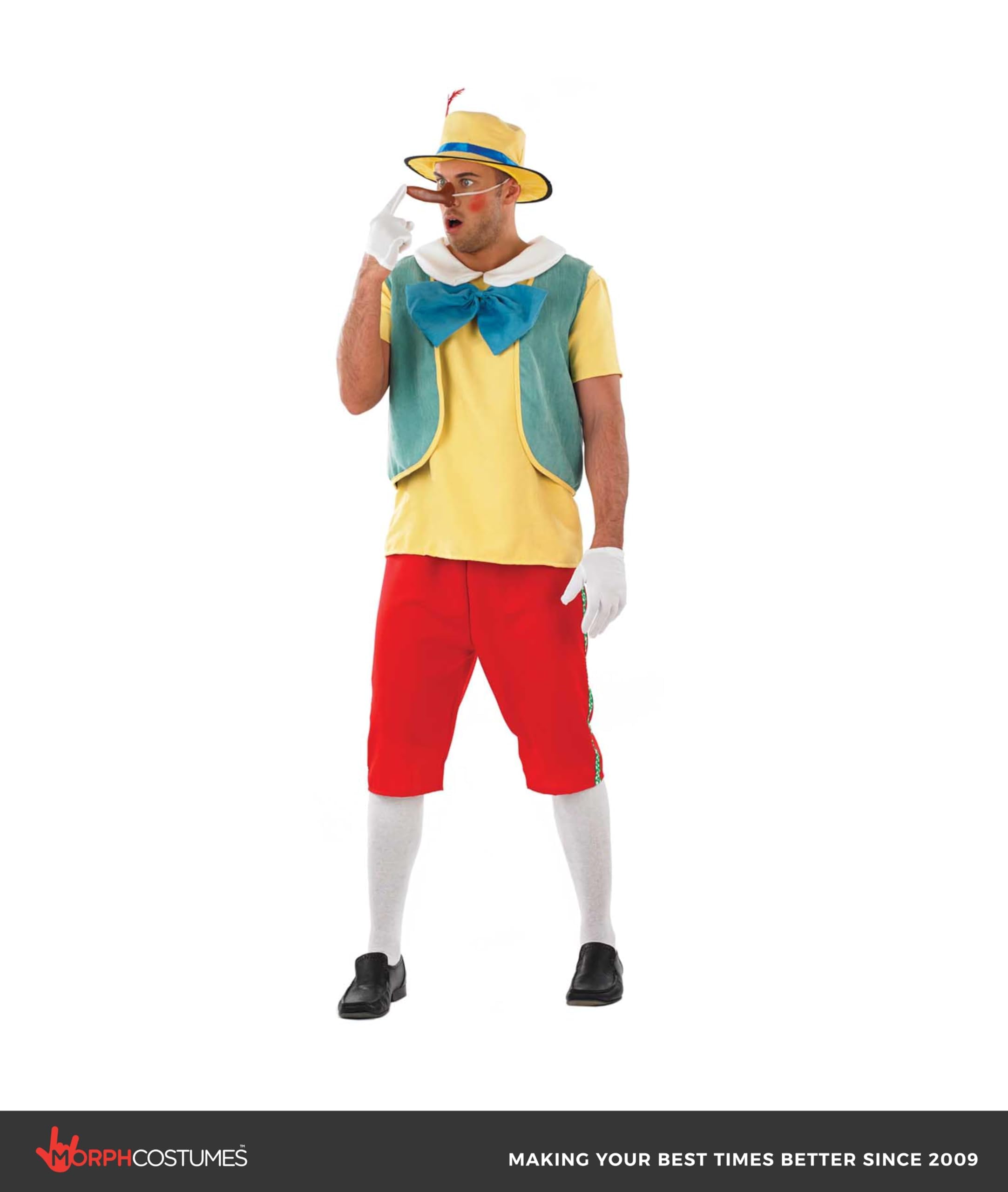 Fun Shack Mens Puppet Costume, Book Characters Costume Adult, Mens Halloween Puppet Costume, Halloween Costumes for Men - Image 4