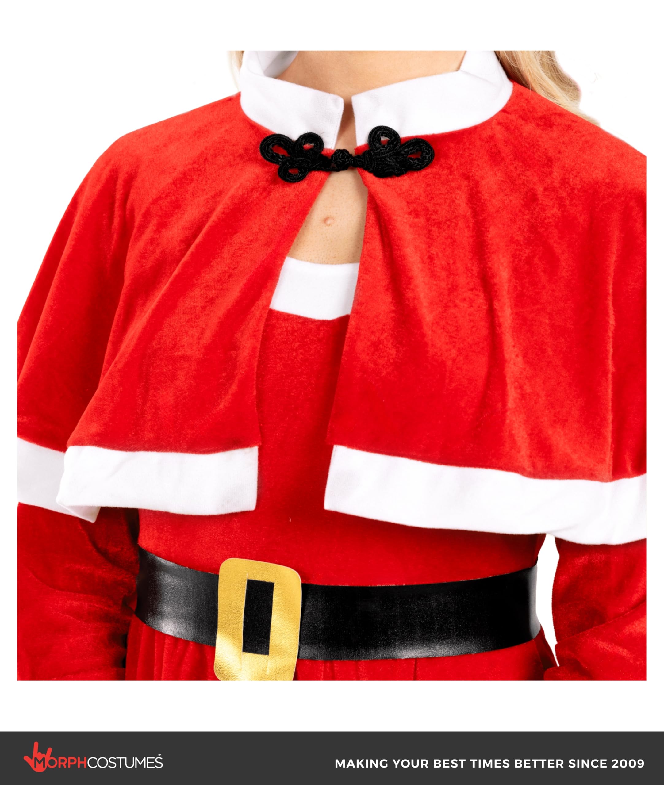 fun shack Mrs Claus Costume Adult Women, Santa Dress, Mrs Claus Costume For Women, Female Santa Costumes, Festive Attire - Image 6