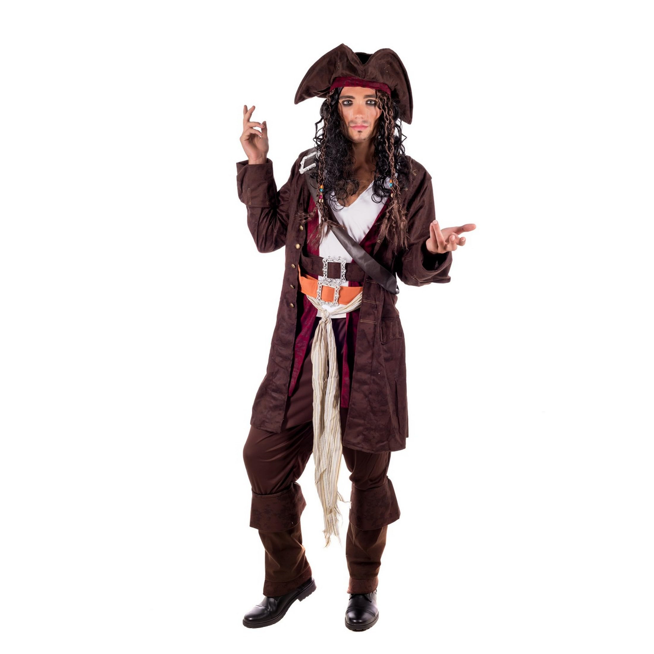fun shack Pirate Costume Men, Mens Pirate Costume, Halloween Costumes for Men, Halloween Costumes Adult - Image 6