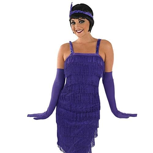 fun shack Purple Flapper Costume Adult 20s Halloween Dresses For Women - Image 2