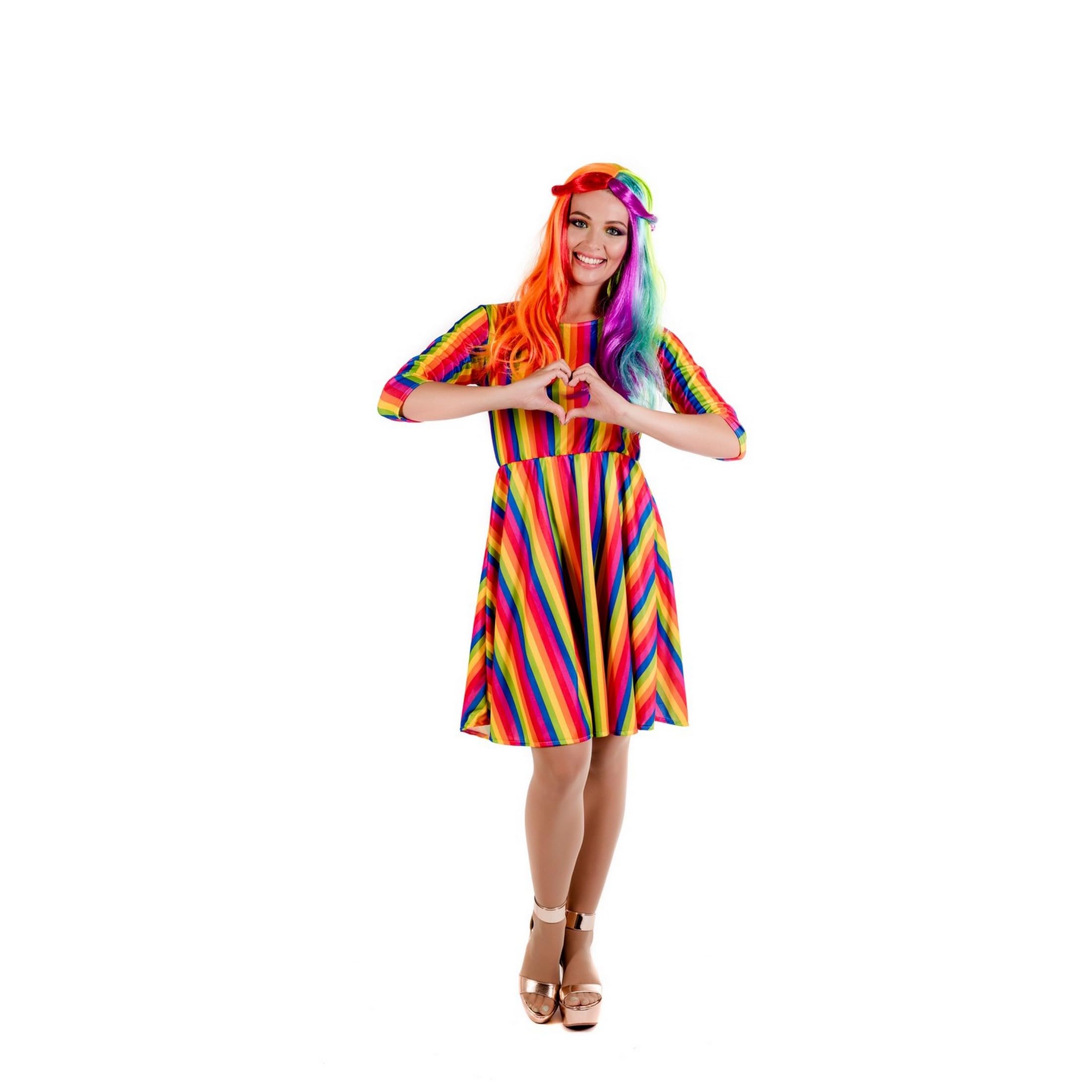 fun shack Rainbow Dress Women, Women's Rainbow Dresses, Womens Rainbow Dress, Rainbow Womens Dress - Image 6