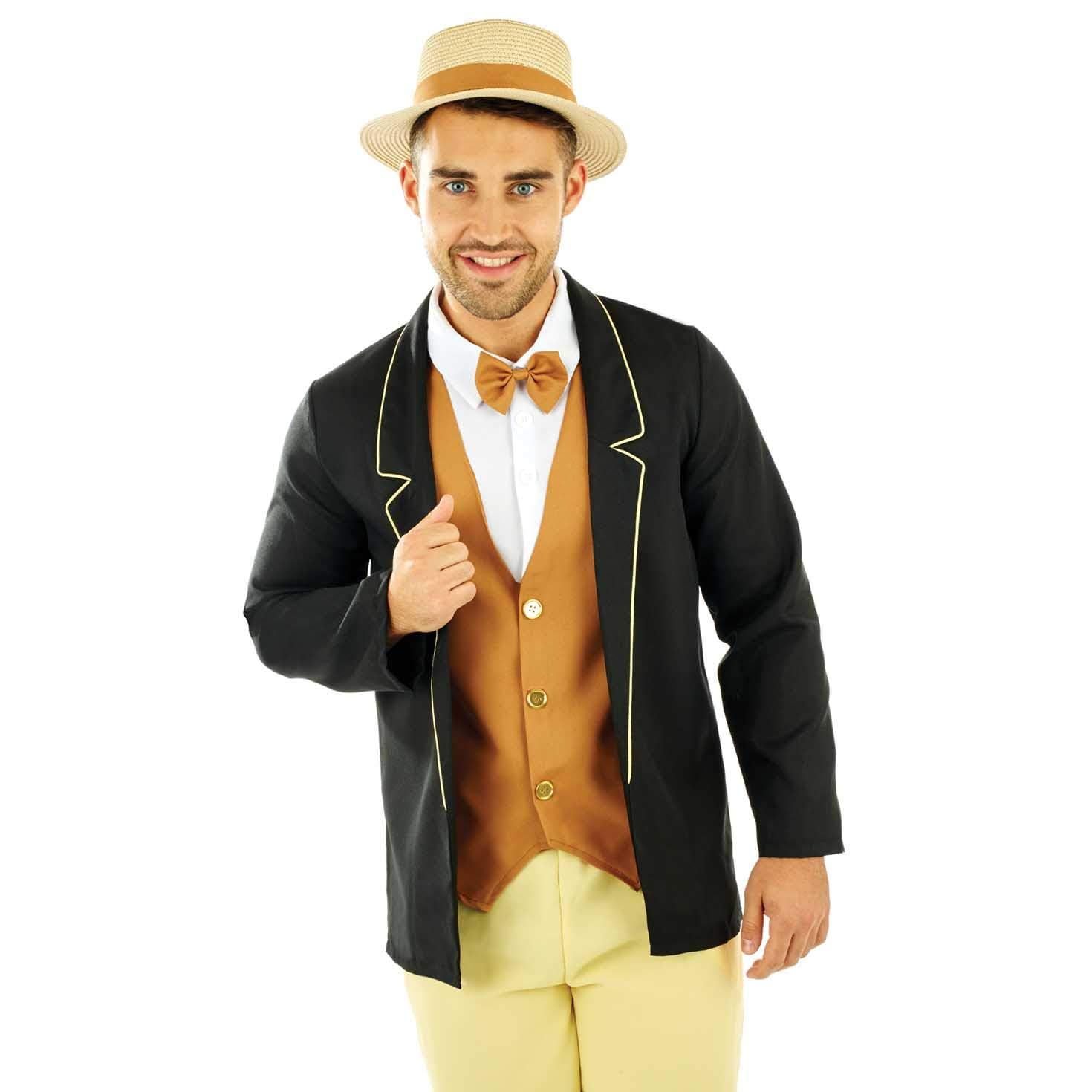 fun shack Roaring 20s Costumes For Men 1920s Gangster Mens Halloween Costumes - Image 2