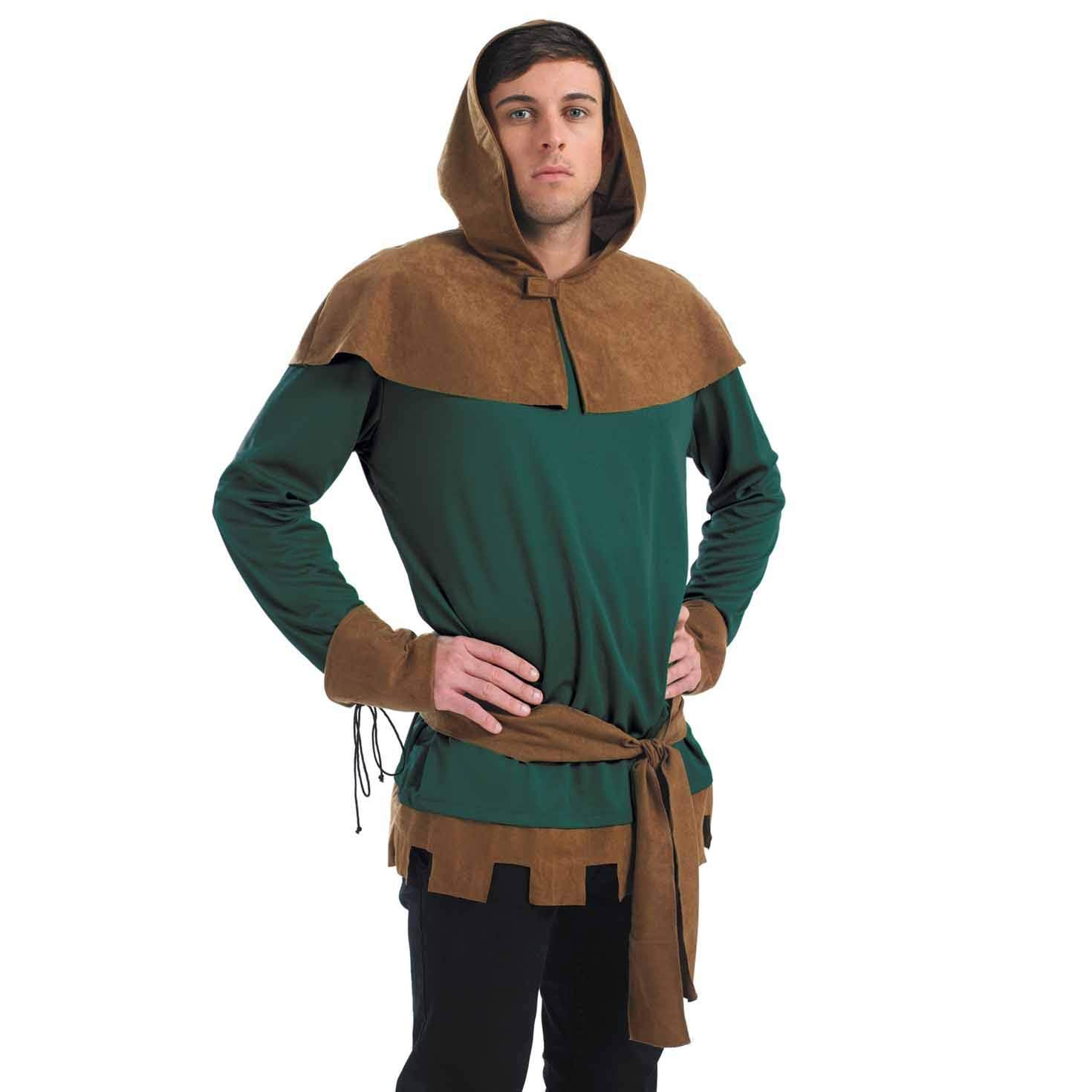 fun shack Robin Hood Costume for Men, Archer Outfit for Men, Medieval Robin Costume, Historical Dress Up - Image 2