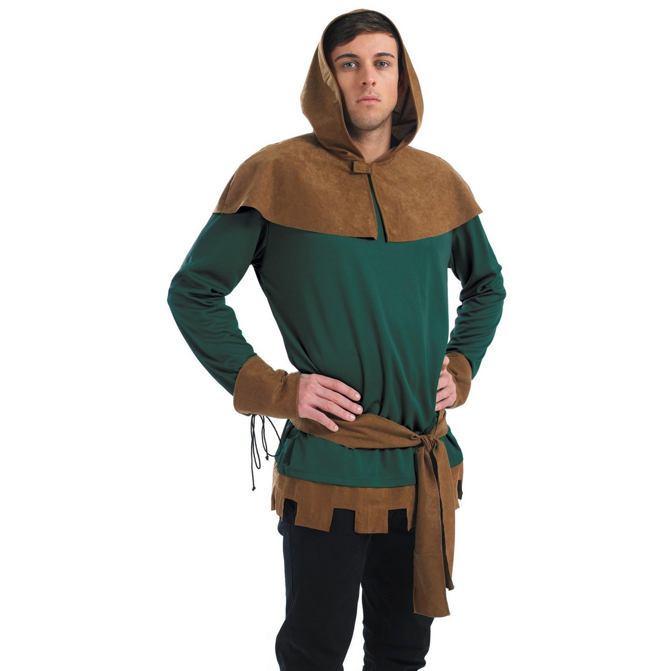 fun shack Robin Hood Costume for Men, Archer Outfit for Men, Medieval Robin Costume, Historical Dress Up - Image 5