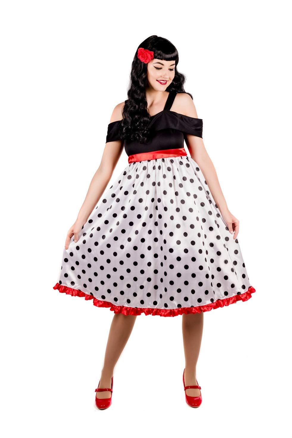 fun shack Rockabilly Dress 50s Vintage Retro Halloween Costumes for Women - Image 3