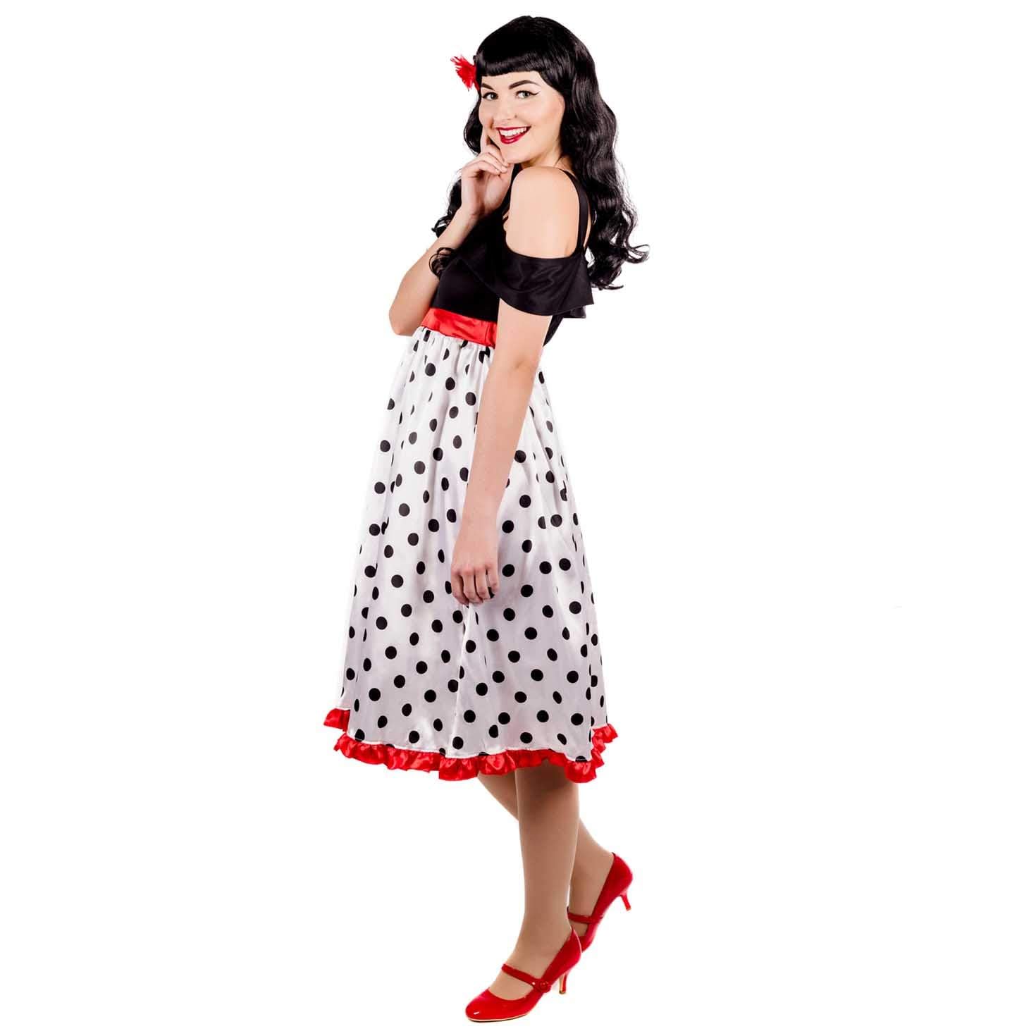 fun shack Rockabilly Dress 50s Vintage Retro Halloween Costumes for Women - Image 4