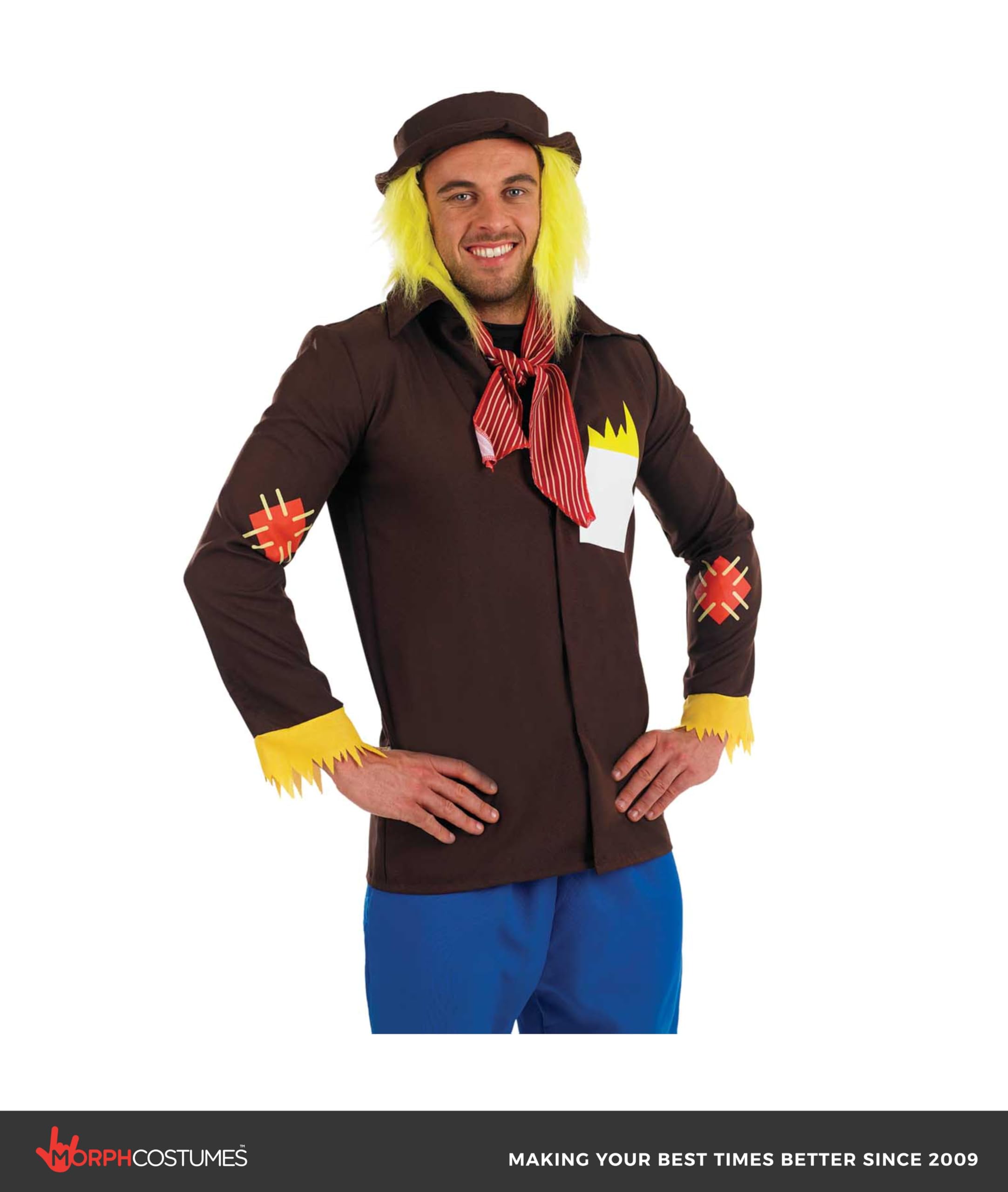 fun shack Scarecrow Costume Men Halloween Costumes For Men - Image 3