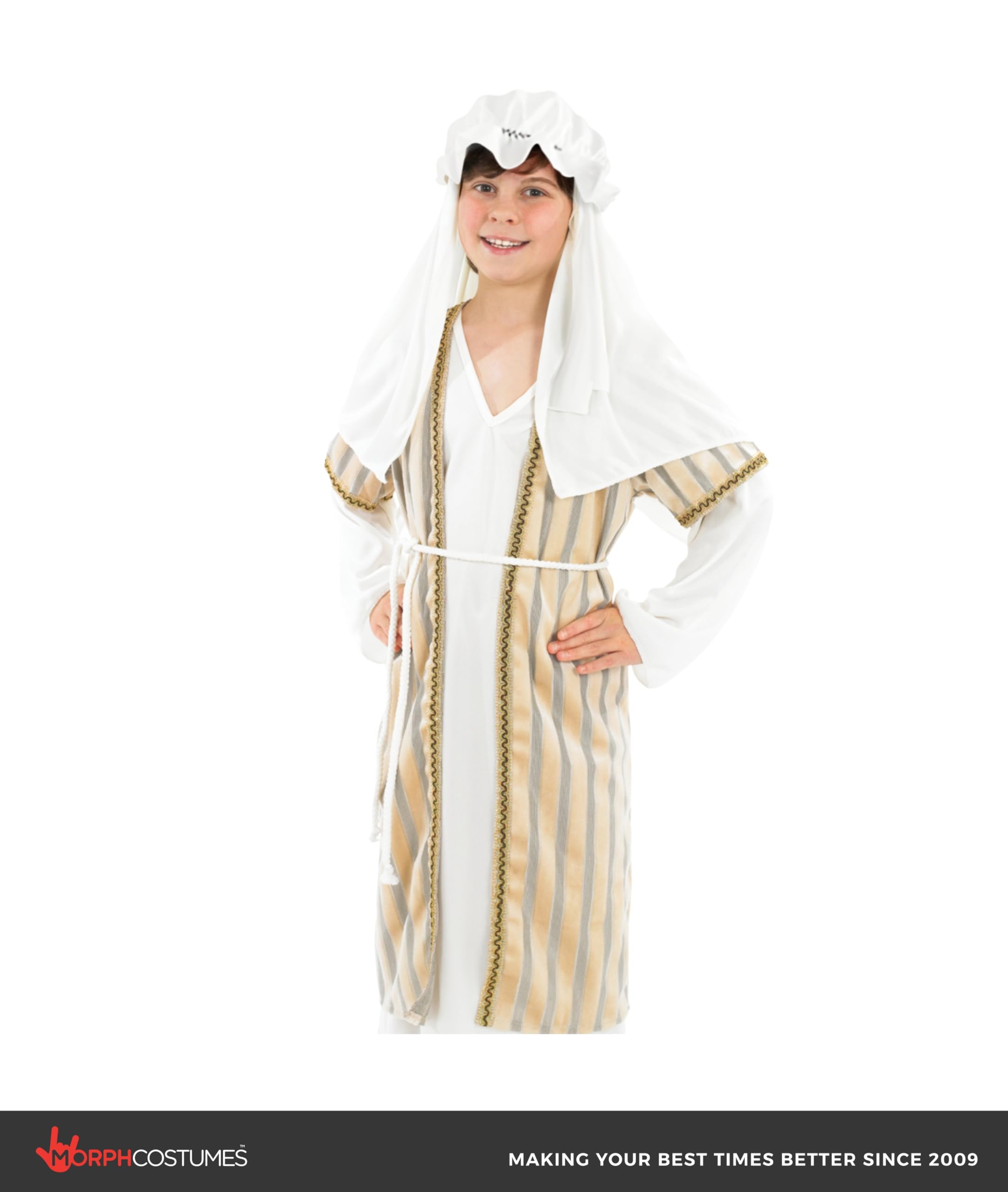 fun shack Shepherd Costume for Kids, Boys Shepherd Costume, Boys Christmas Costumes, Nativity Costumes for Kids - Image 6