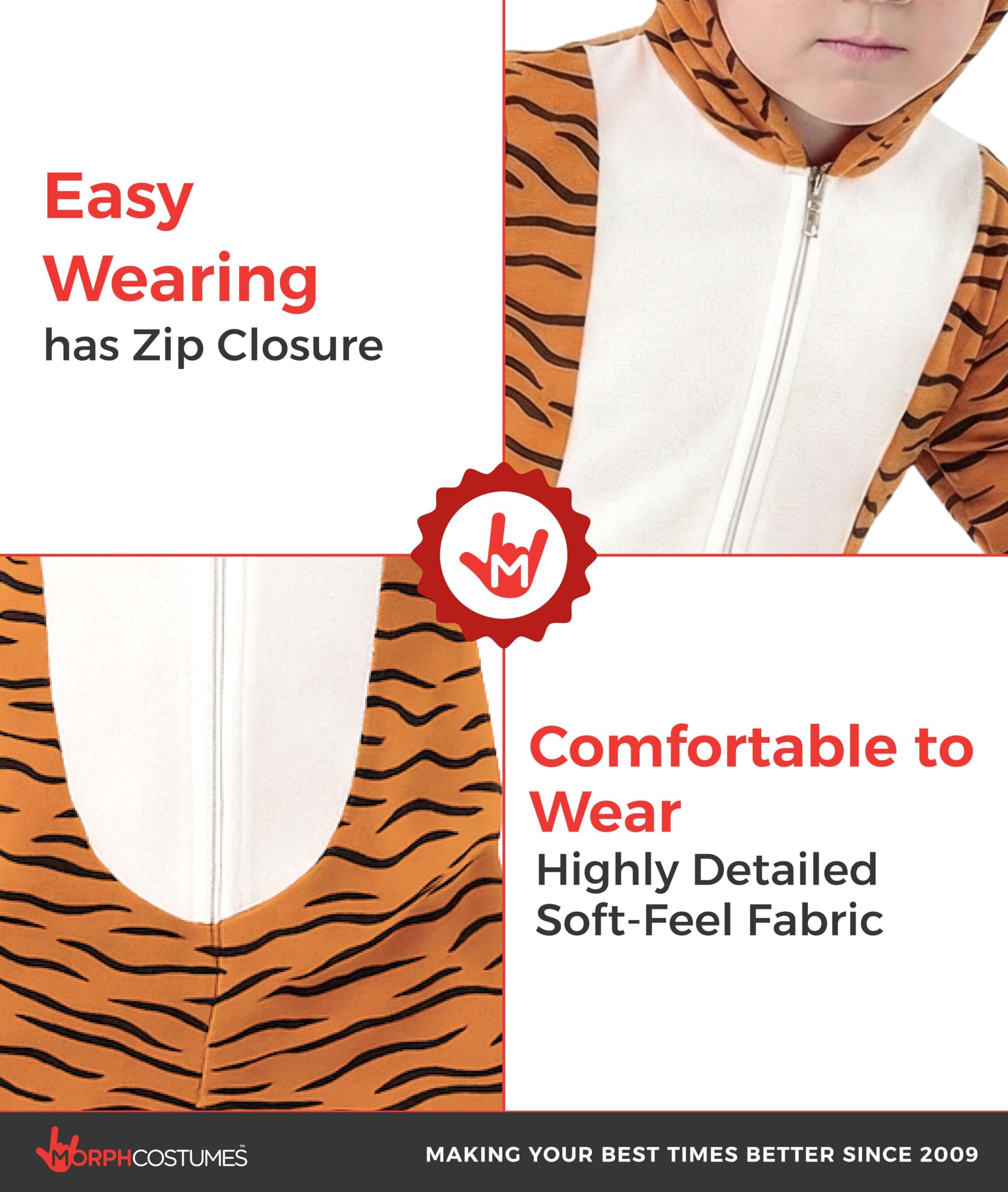 fun shack Tiger Costume for Kids, Boys Tiger Costume, Book Characters Costumes for Kids, Storybook Character Costumes - Image 3