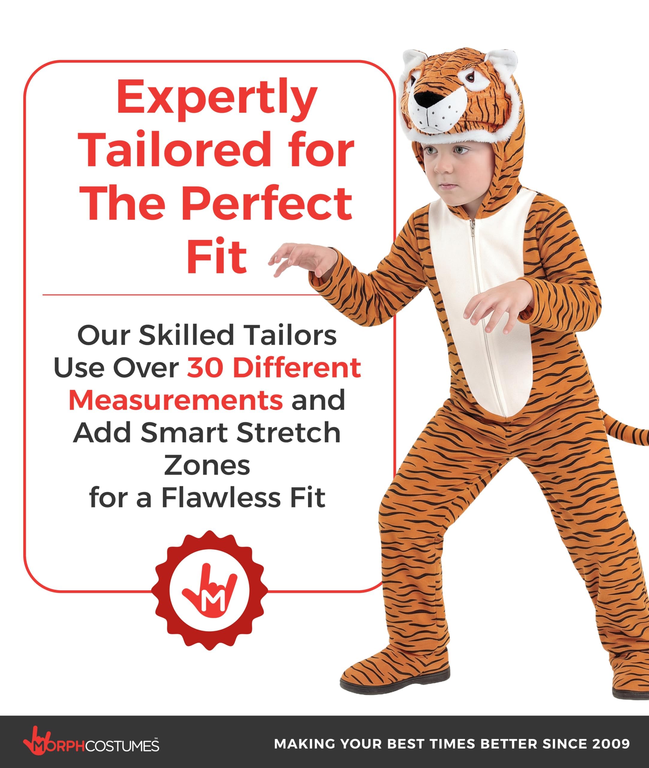 fun shack Tiger Costume for Kids, Boys Tiger Costume, Book Characters Costumes for Kids, Storybook Character Costumes - Image 7