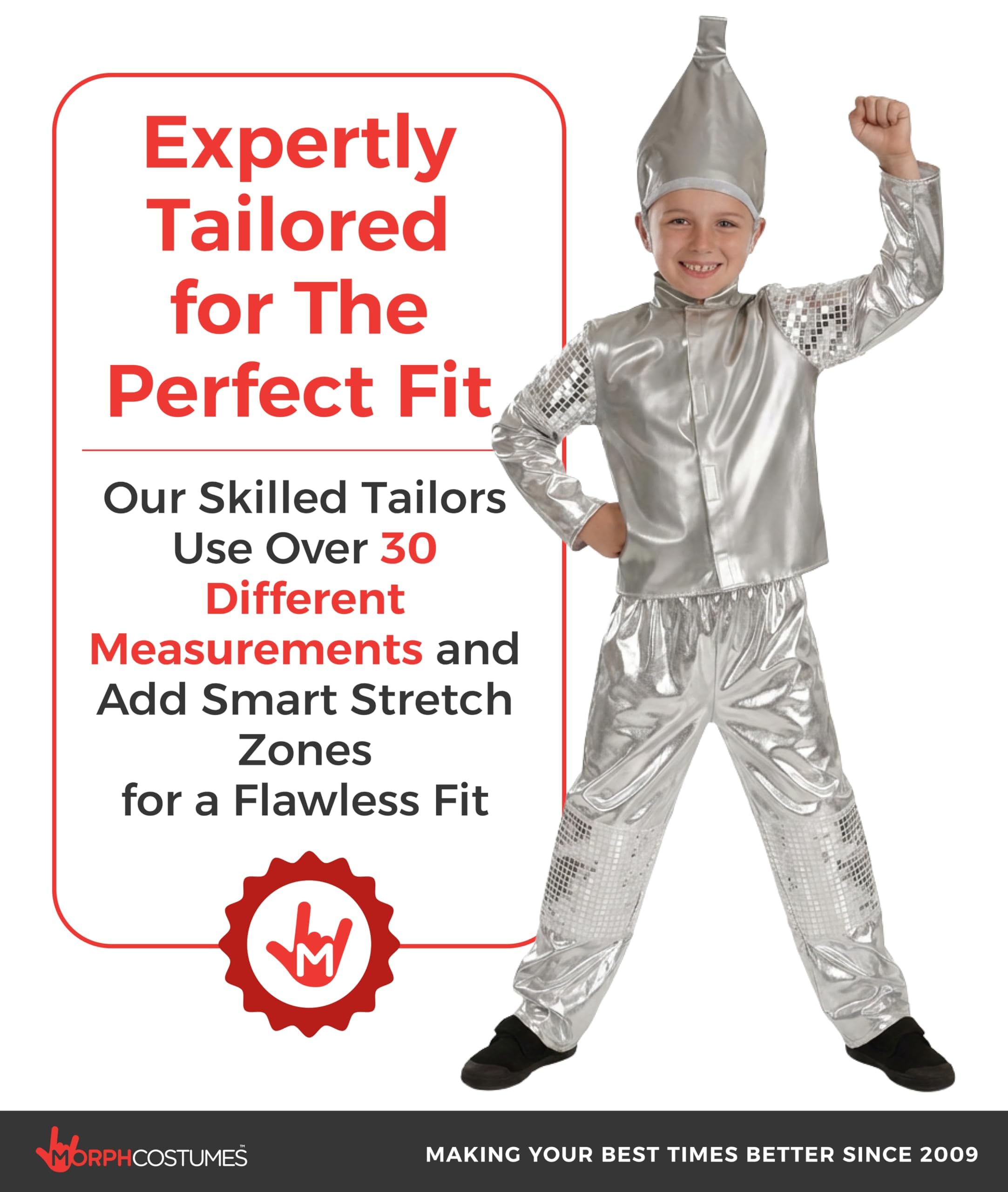 fun shack Tin Boy Costume for Kids, Kids Book Character Costumes Boys, World Book Day Costume Boys - Image 7