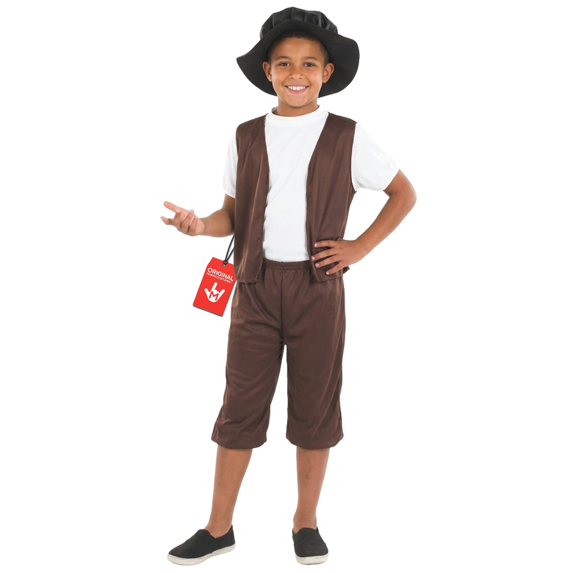 fun shack Tudor Costume for Boys, Villager Costume Kids, Victorian Chimney Sweep Costumes Kids, Victorian Boys Costumes