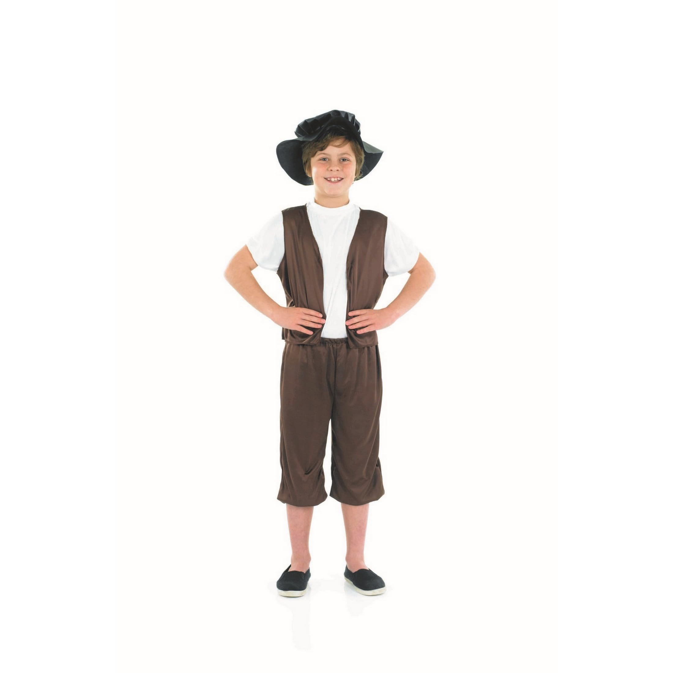 fun shack Tudor Costume for Boys, Villager Costume Kids, Victorian Chimney Sweep Costumes Kids, Victorian Boys Costumes - Image 5