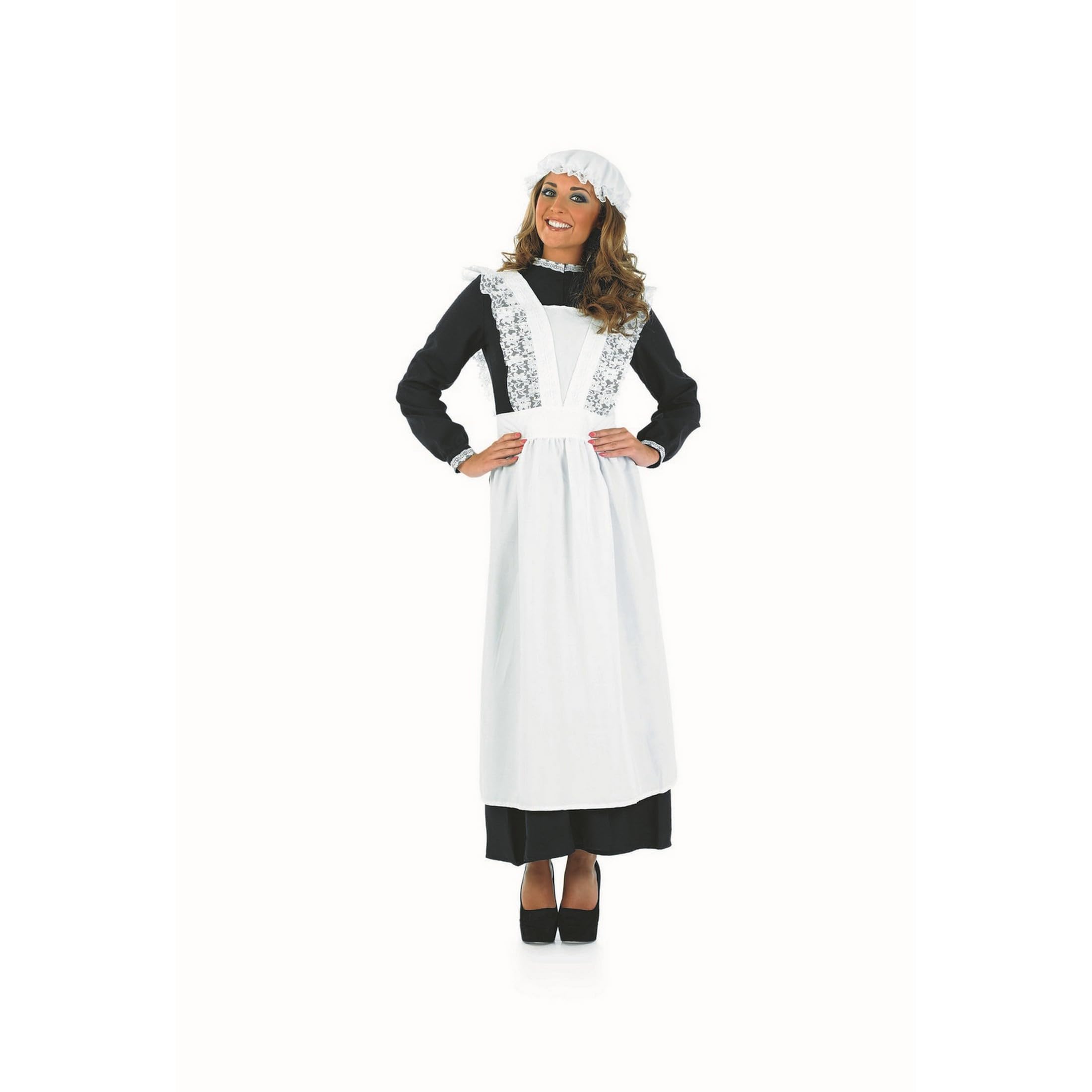 fun shack Victorian Maid Costume, Long Sleeve Dress for Women, Elegant Maid Outfit, Classic Victorian Style - Image 6
