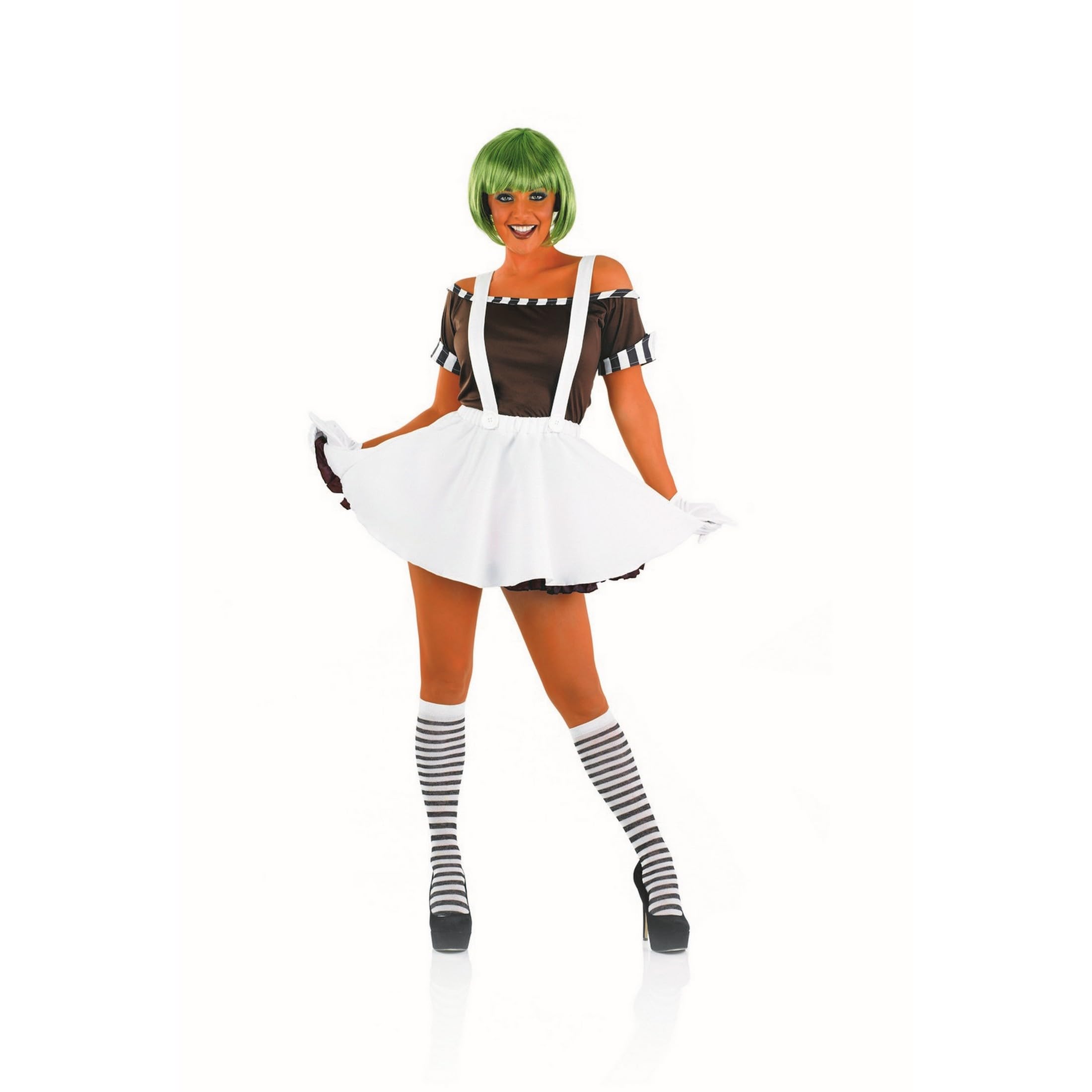 fun shack Womens Chocolate Factory Costume, Book Character Costumes for Adults, Womens Halloween Costumes - Image 6