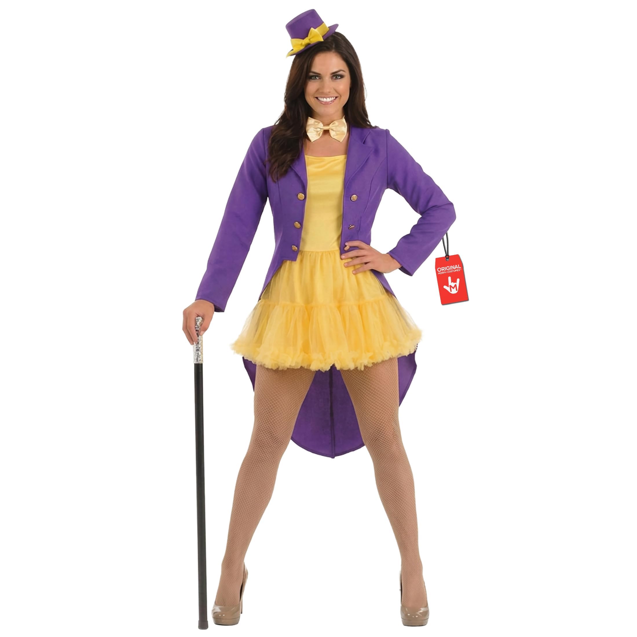 fun shack Womens Chocolate Factory Owner Costume, Halloween Teacher Womens Book Character Costumes for Adults
