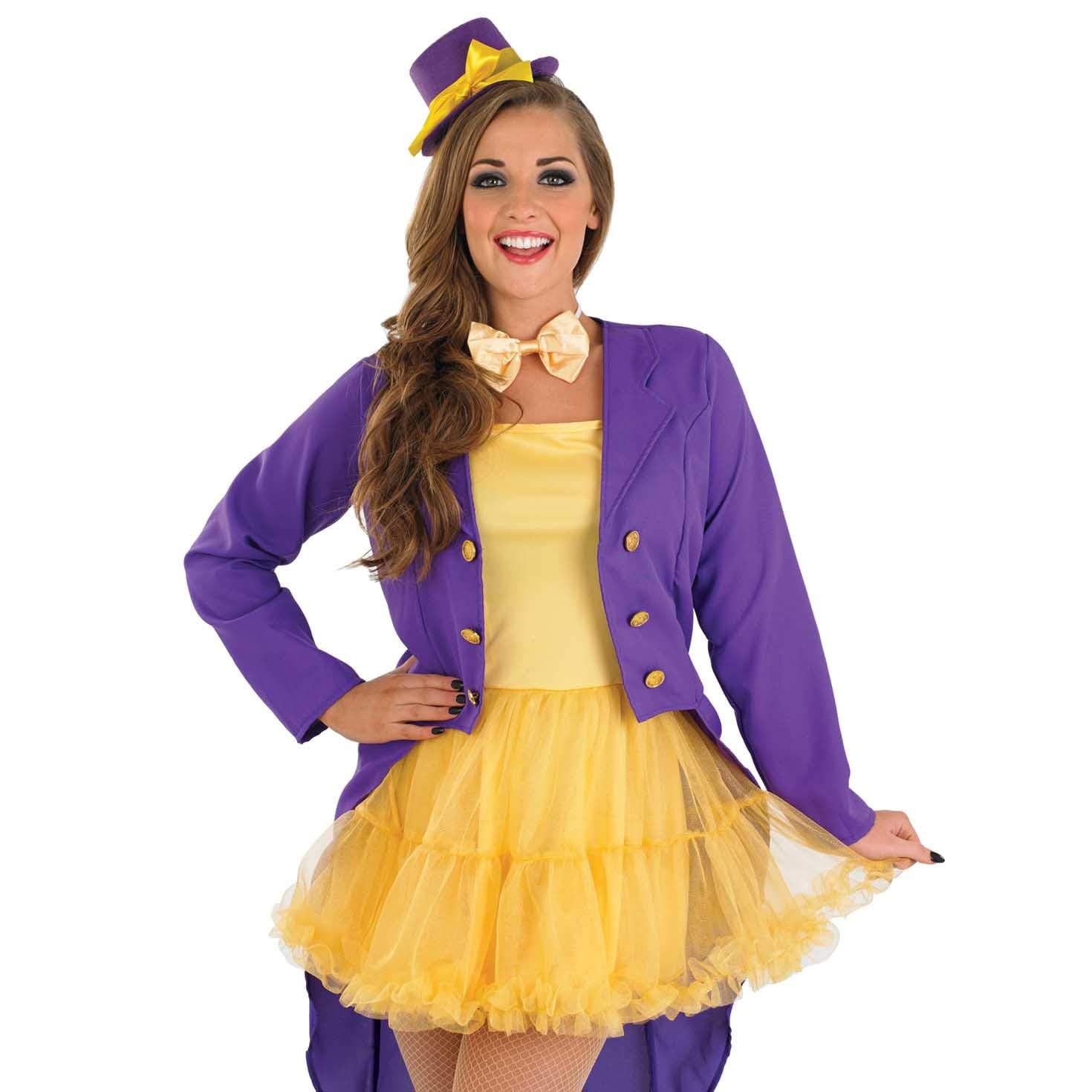 fun shack Womens Chocolate Factory Owner Costume, Halloween Teacher Womens Book Character Costumes for Adults - Image 2