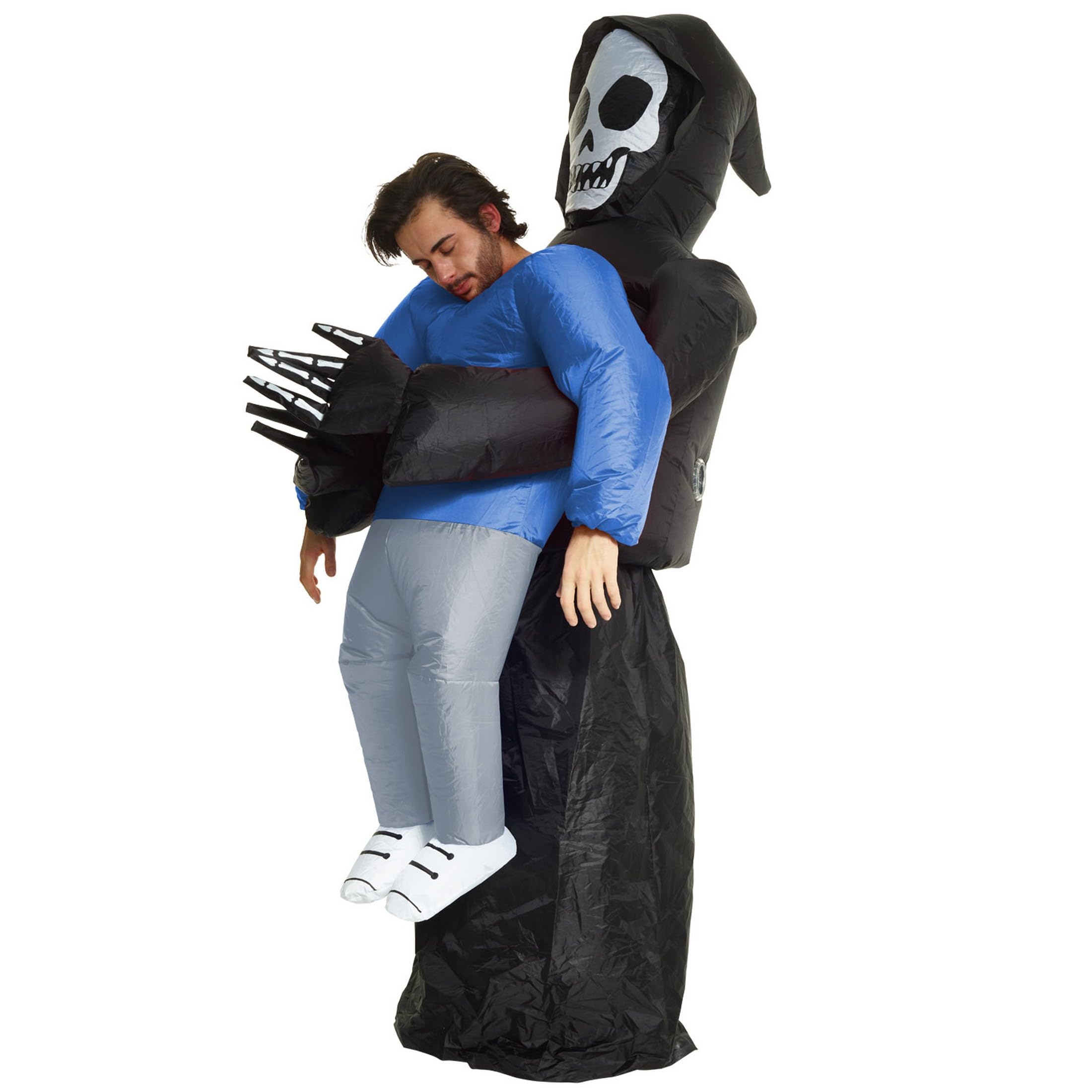 Grim Reaper Pick Me Up Inflatable Costume - Great Illusion Fancy Dress Outfit One size fits most - Image 8