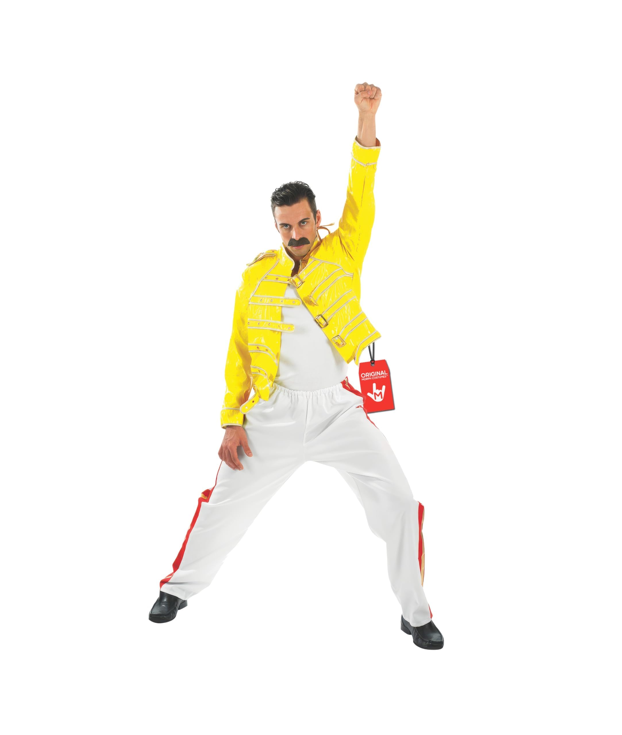 Morph 80s Rock Costume for Men, Rocker Outfit, 80s Band Attire, Mens Singer Costume, Retro Rocker Look