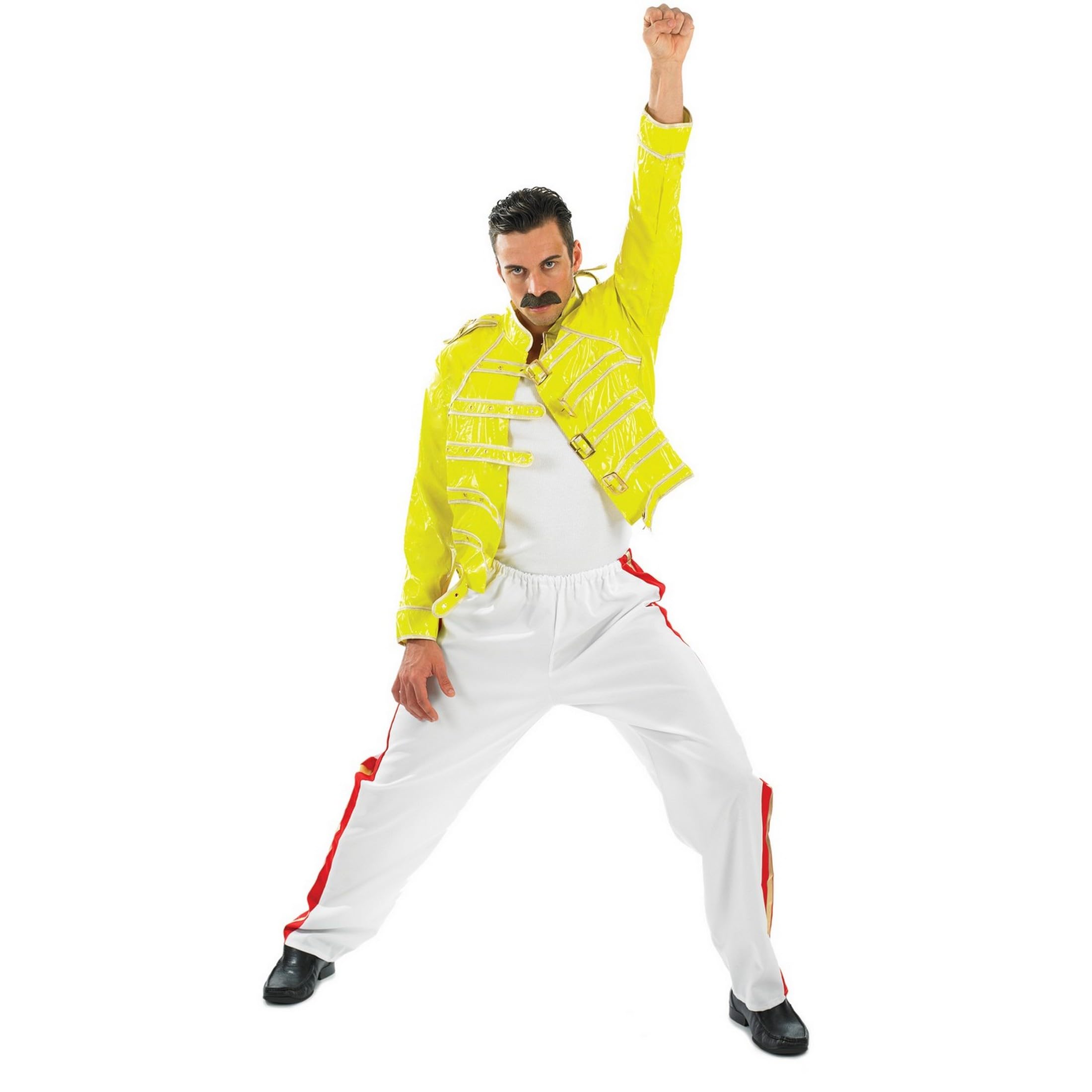 Morph 80s Rock Costume for Men, Rocker Outfit, 80s Band Attire, Mens Singer Costume, Retro Rocker Look - Image 6
