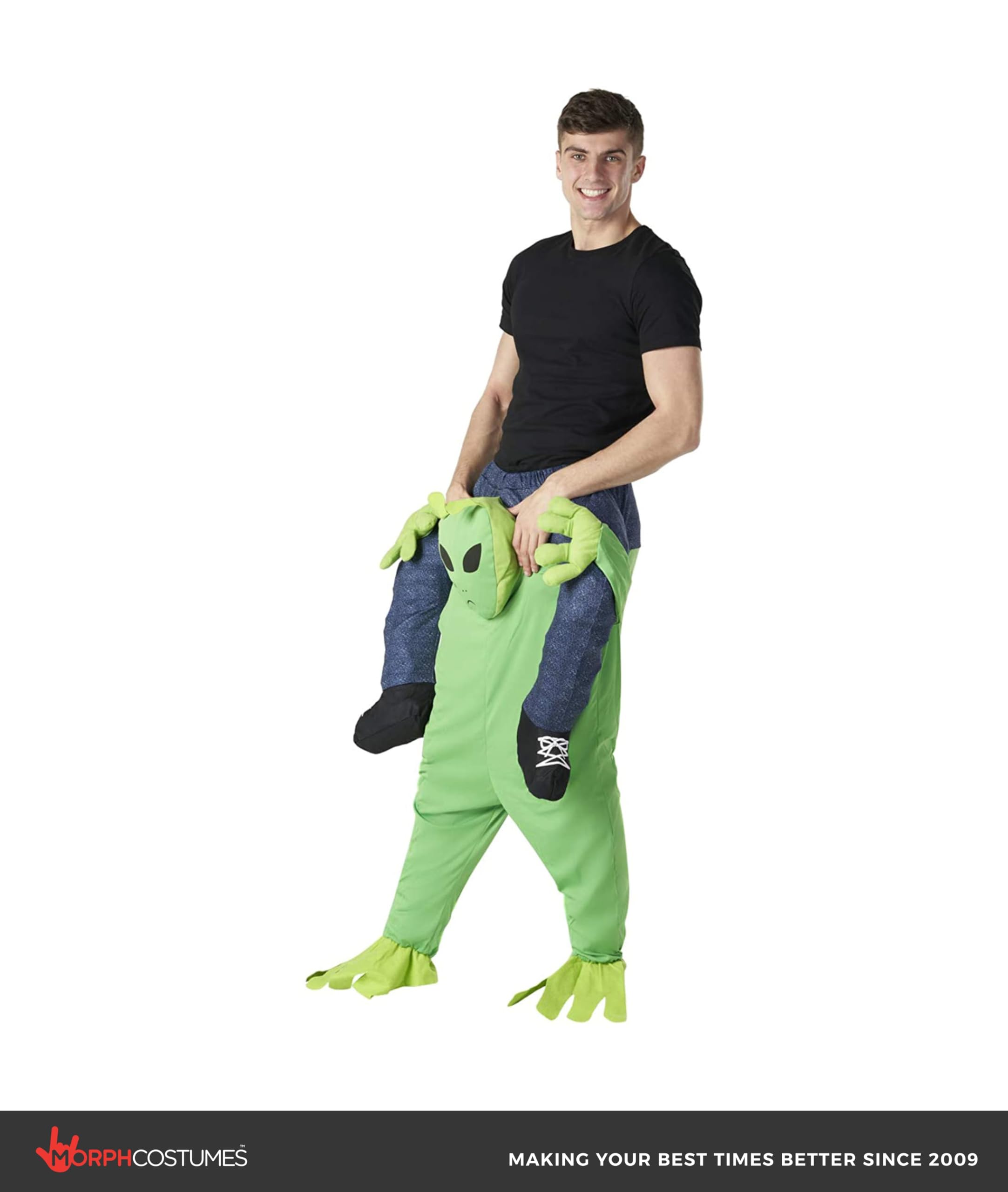 Morph Alien Piggyback Costume, Alien Costume Adult, Piggyback Adult Costume, Halloween Costumes for Men - Image 4