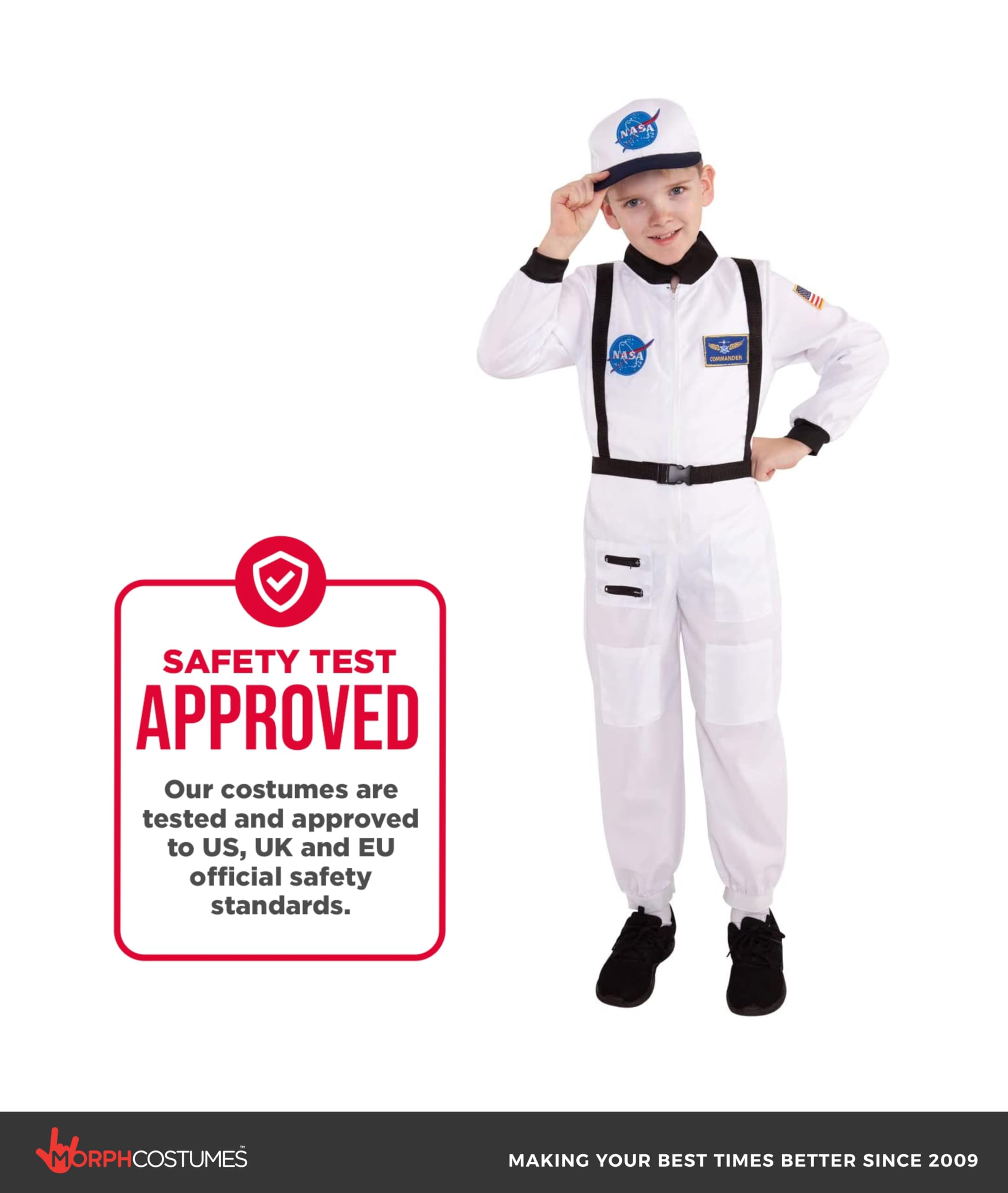 Morph Astronaut Costume For Kids, Boys Astronaut Costume, Nasa Astronaut Costume For Kids, Boys Halloween Costume - Image 2