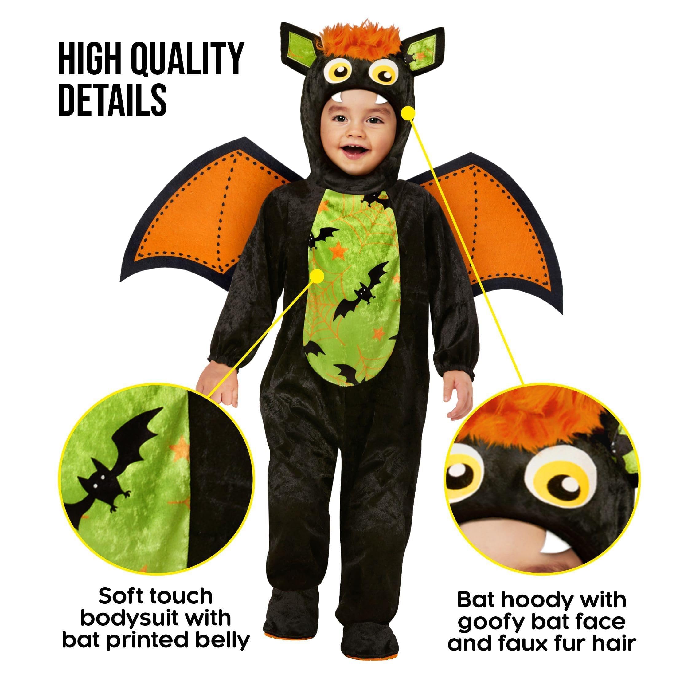 Morph Baby Bat Costume, Toddler Bat Costume, Baby Halloween Costumes, Halloween Costumes For kids - Image 5
