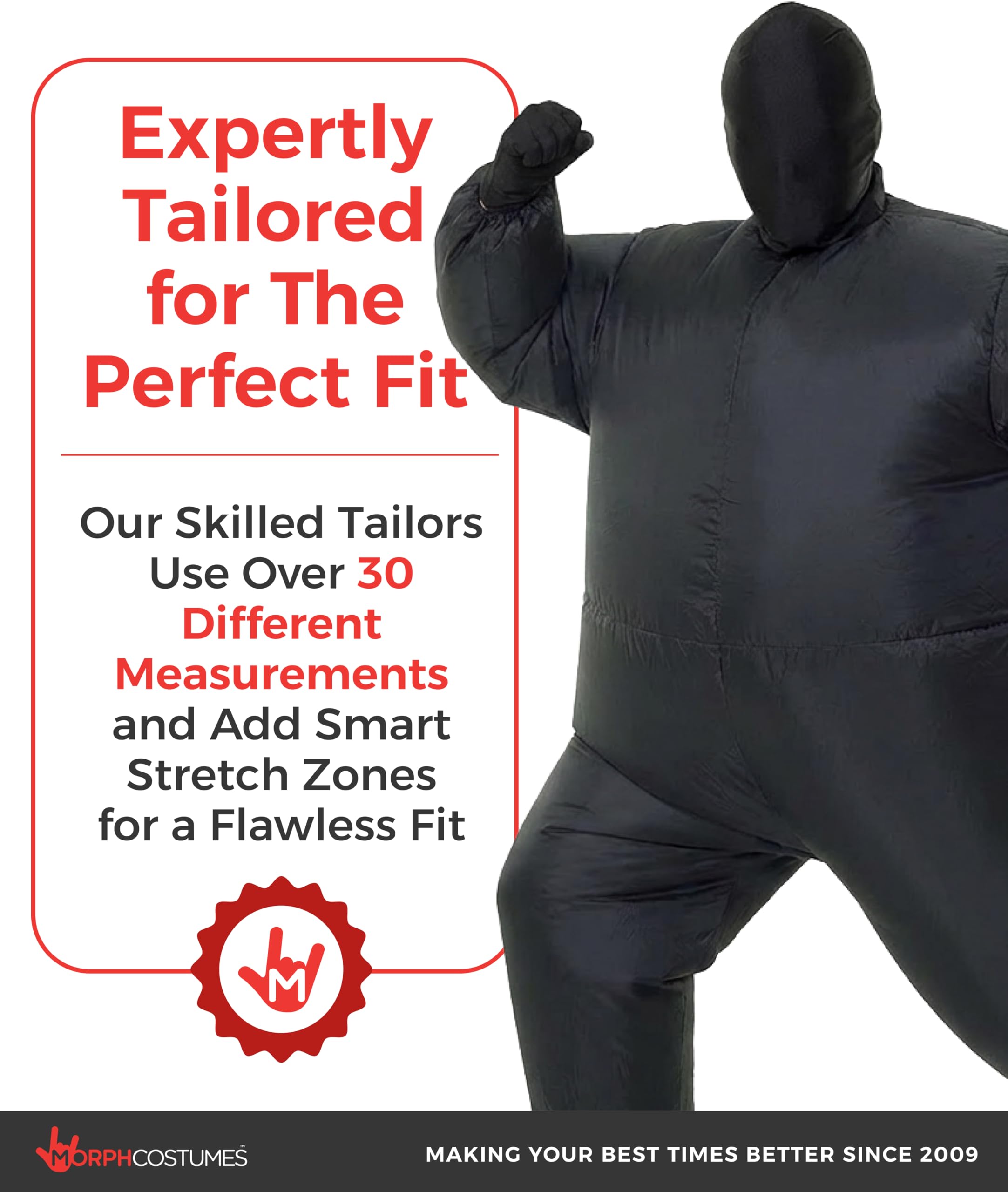 Morph Black Inflatable Costume Kids, Inflatable Costumes for Kids, Blow Up Costumes for Kid - Image 4
