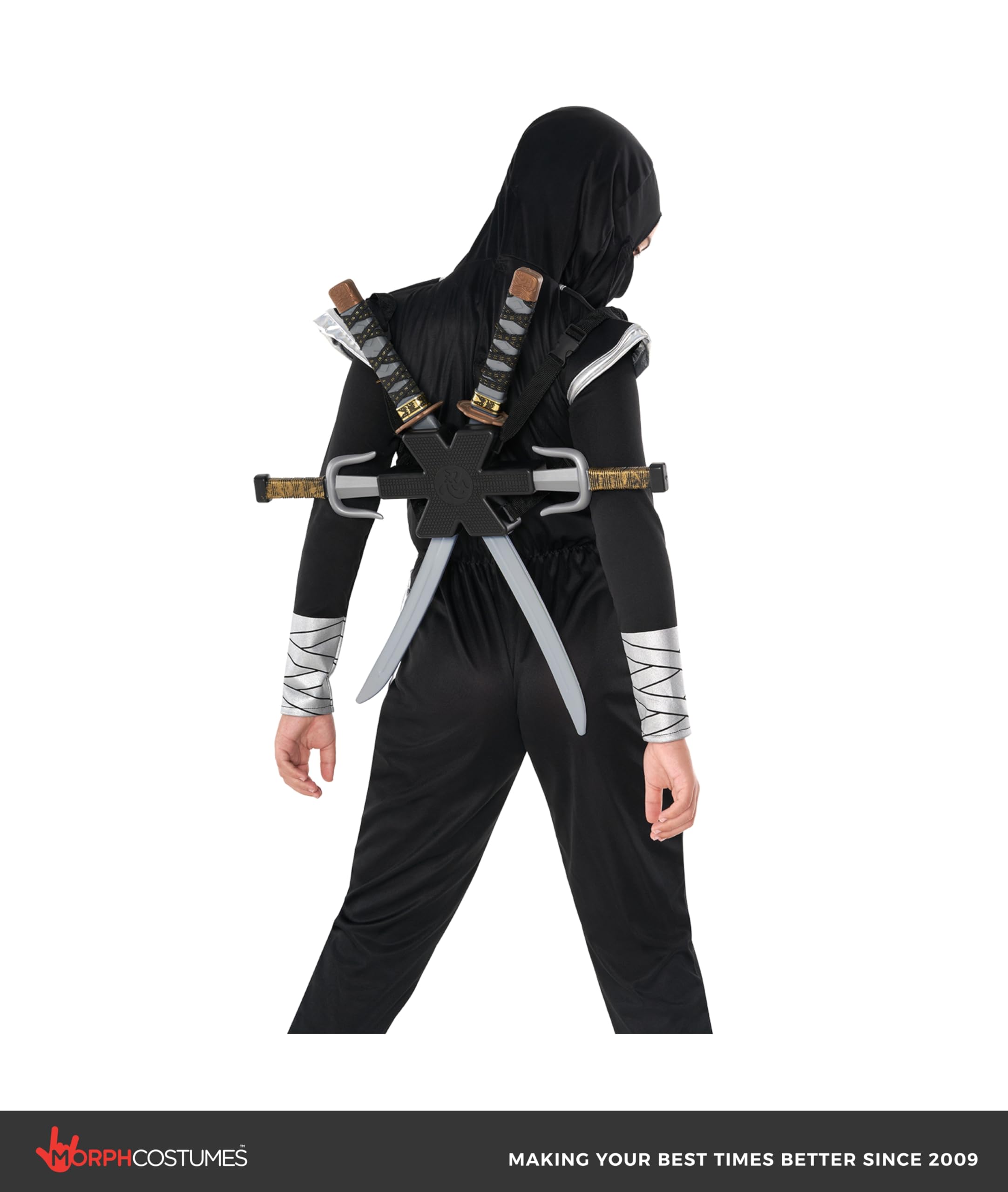 Morph BPA Free Ninja Swords Kids with Back Strap, Ninja Toy Sword for Kids, Toy Weapons - Image 3