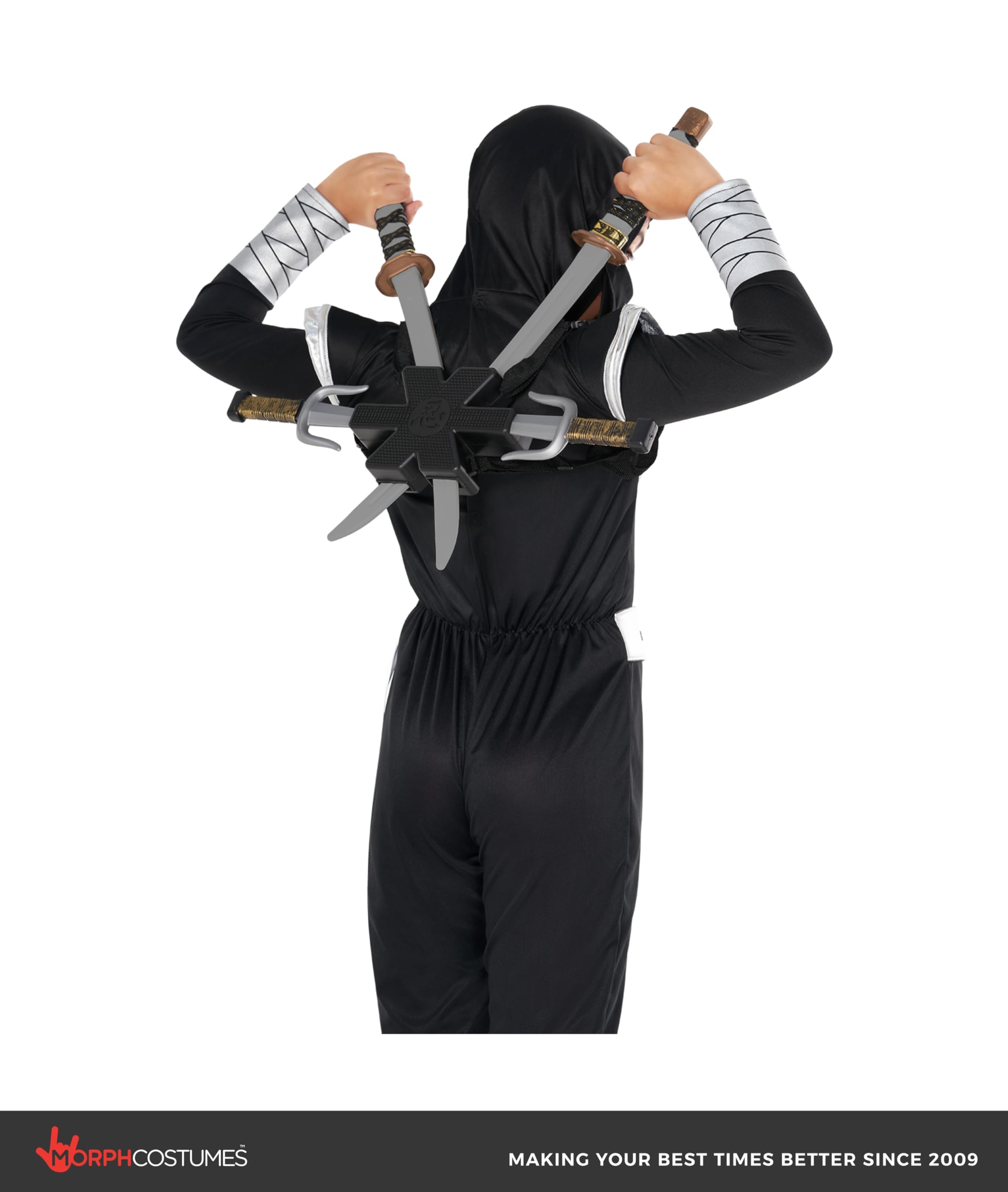 Morph BPA Free Ninja Swords Kids with Back Strap, Ninja Toy Sword for Kids, Toy Weapons - Image 4
