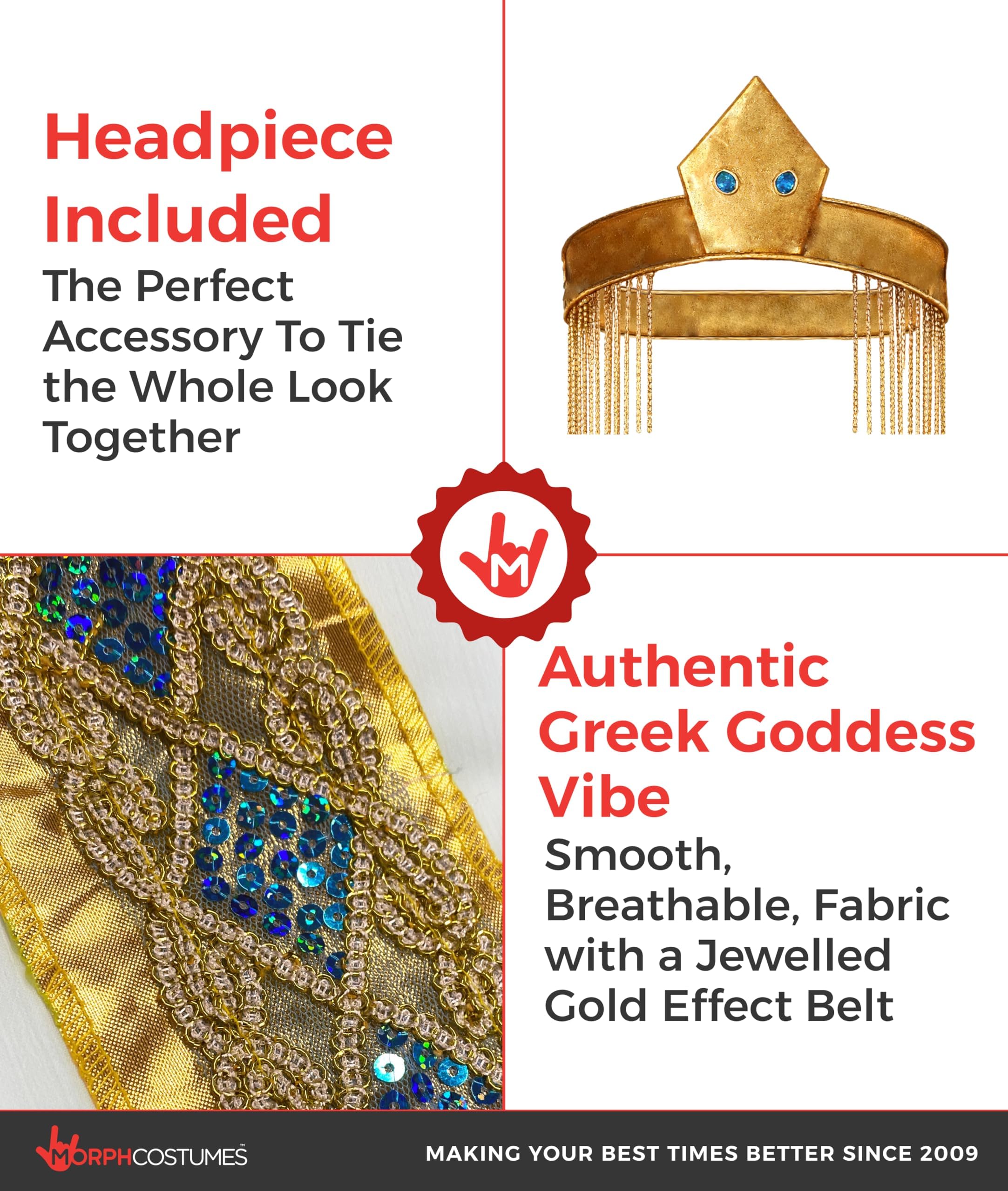 Morph Cleopatra Costume Kids, Egyptian Costume Kids, Cleopatra Costumes for Girls, Egyptian Costumes Girls - Image 3