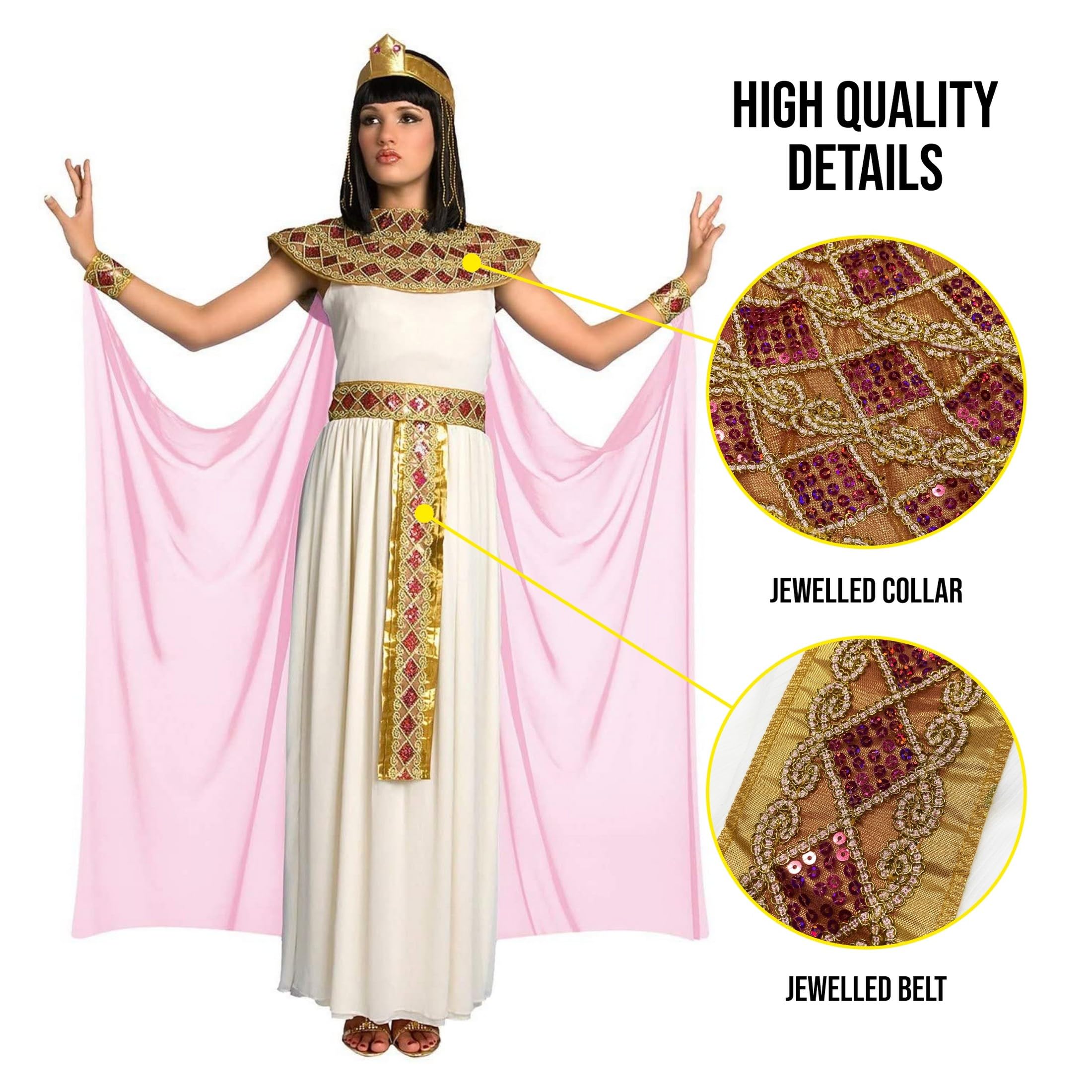Morph Cleopatra Costume Women, Egyptian Costume Woman, Cleopatra Costumes, Cleo De Nile Costumes - Image 3