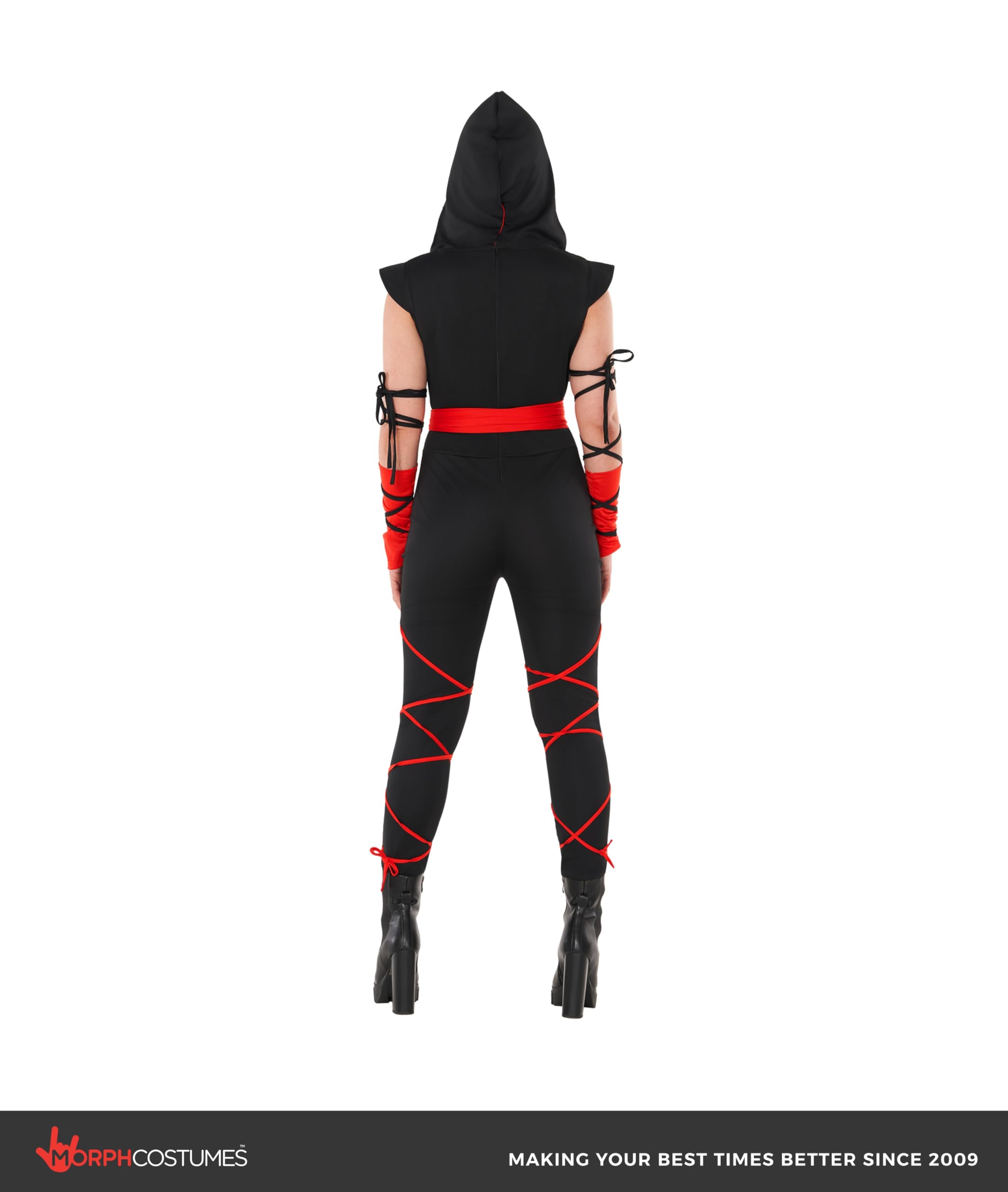 Morph Costumes Women's Ninja Costume - Adult Halloween Costume for Women - Perfect for Halloween Parties and Events - Image 4