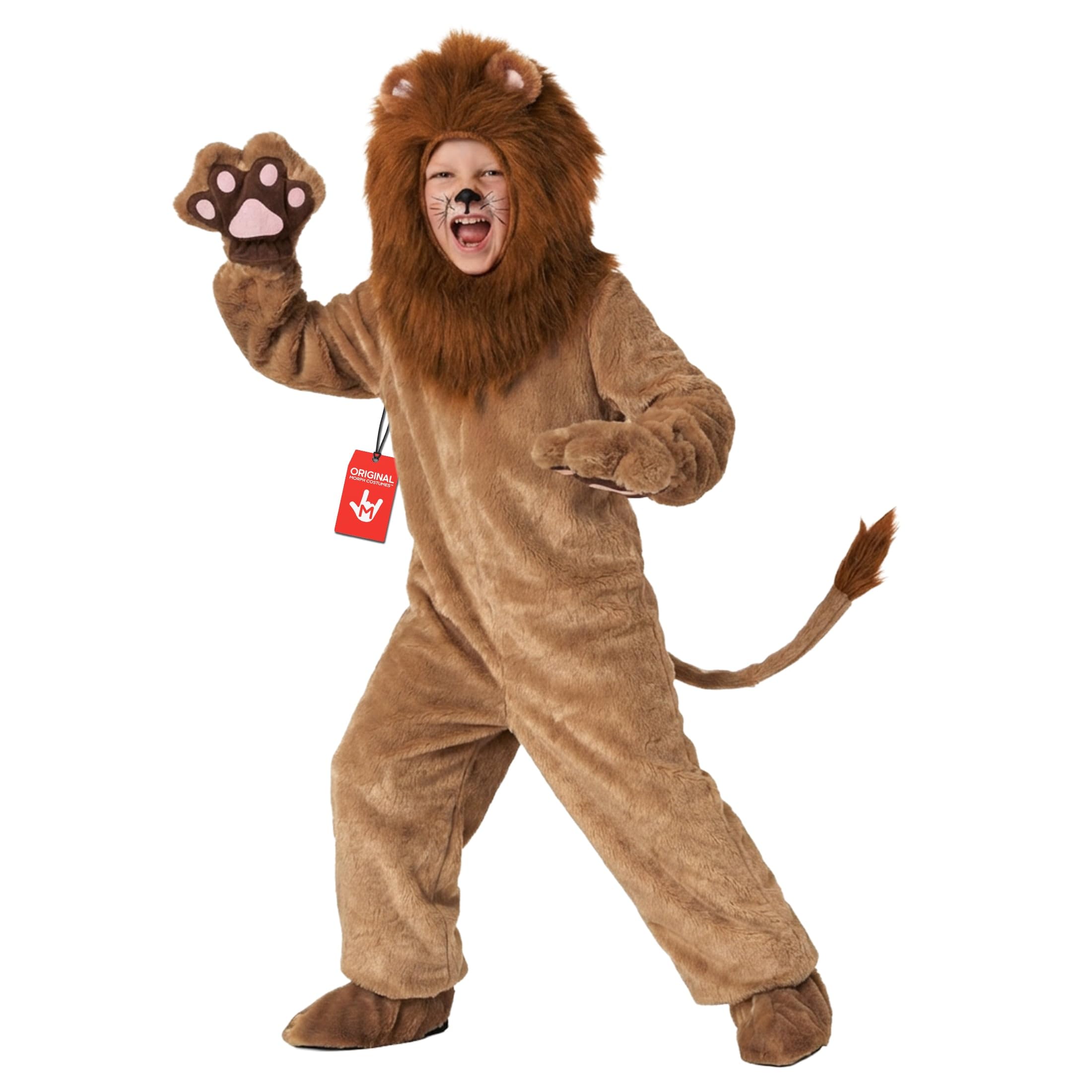 Morph Deluxe Lion Costume Kids, Lion Mane Costume for Kids, Toddler Lions Costumes, Book Character Day Costumes