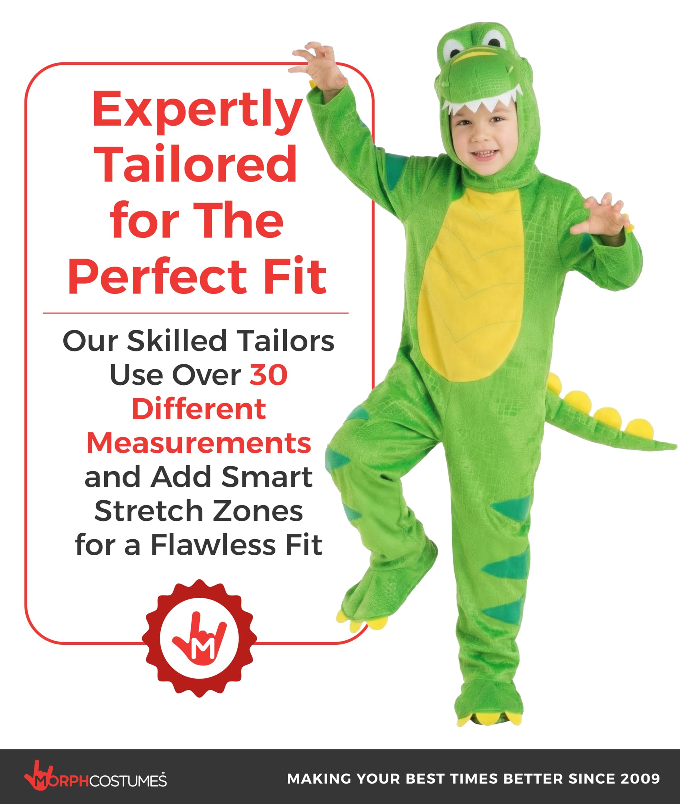 Morph Dinosaur Costume Kids, Toddler Dinosaur Costume, Halloween Costumes for Kids - Image 7