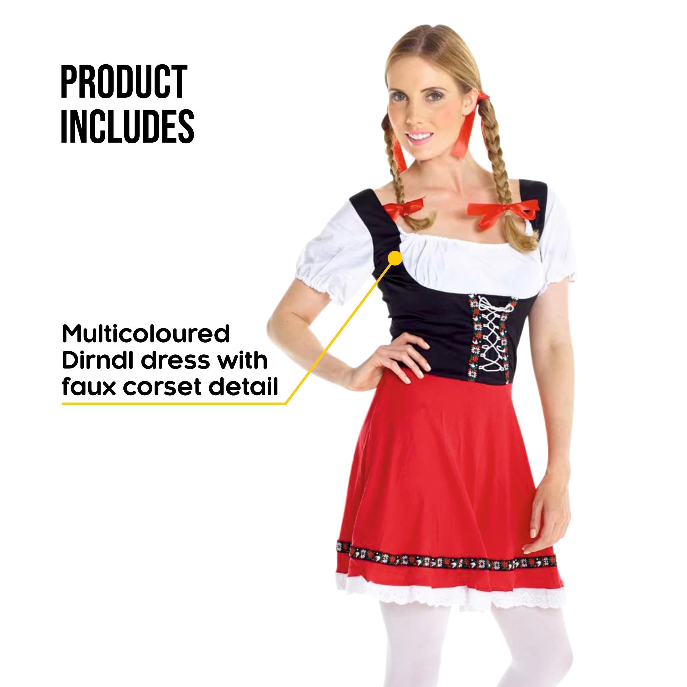 Morph Dirndl Dress for Women, Oktoberfest Costume, Traditional German Outfit, Lederhosen for Women, Festive Attire - Image 2