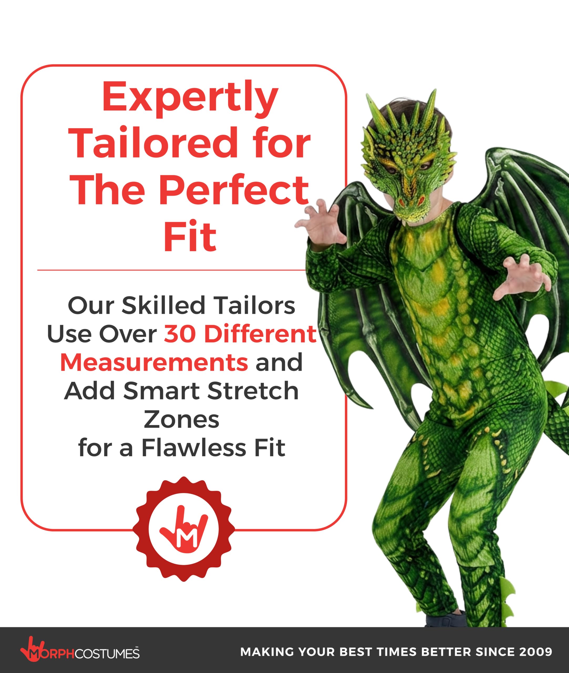 Morph Dragon Costume For Kids, Dragon Wing Costumes For Boys, Halloween Costumes Kids, Boys Halloween Costume - Image 7