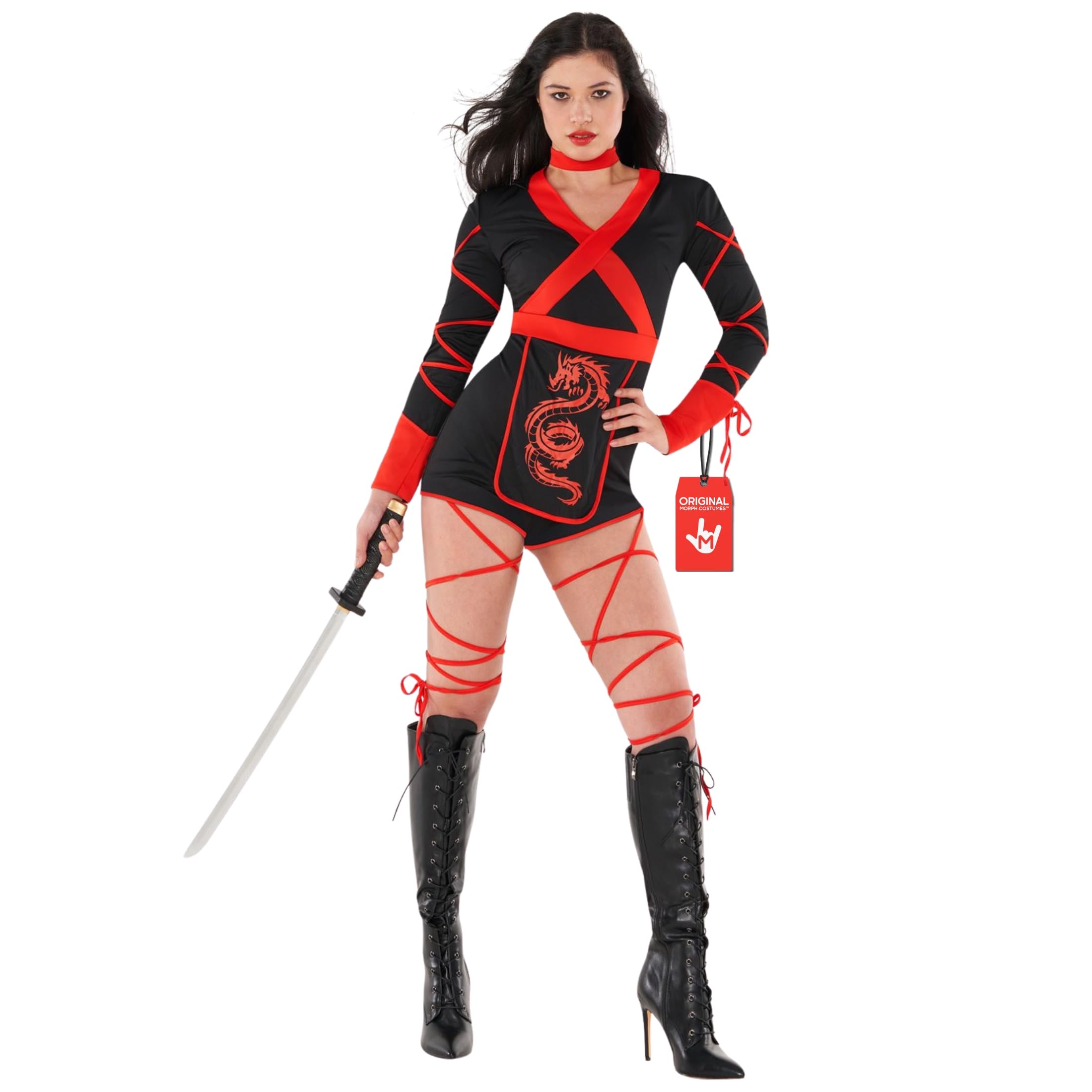 Morph Dragon Ninja Costume Women, Womens Ninja Costume, Ninja Costumes Adult Women