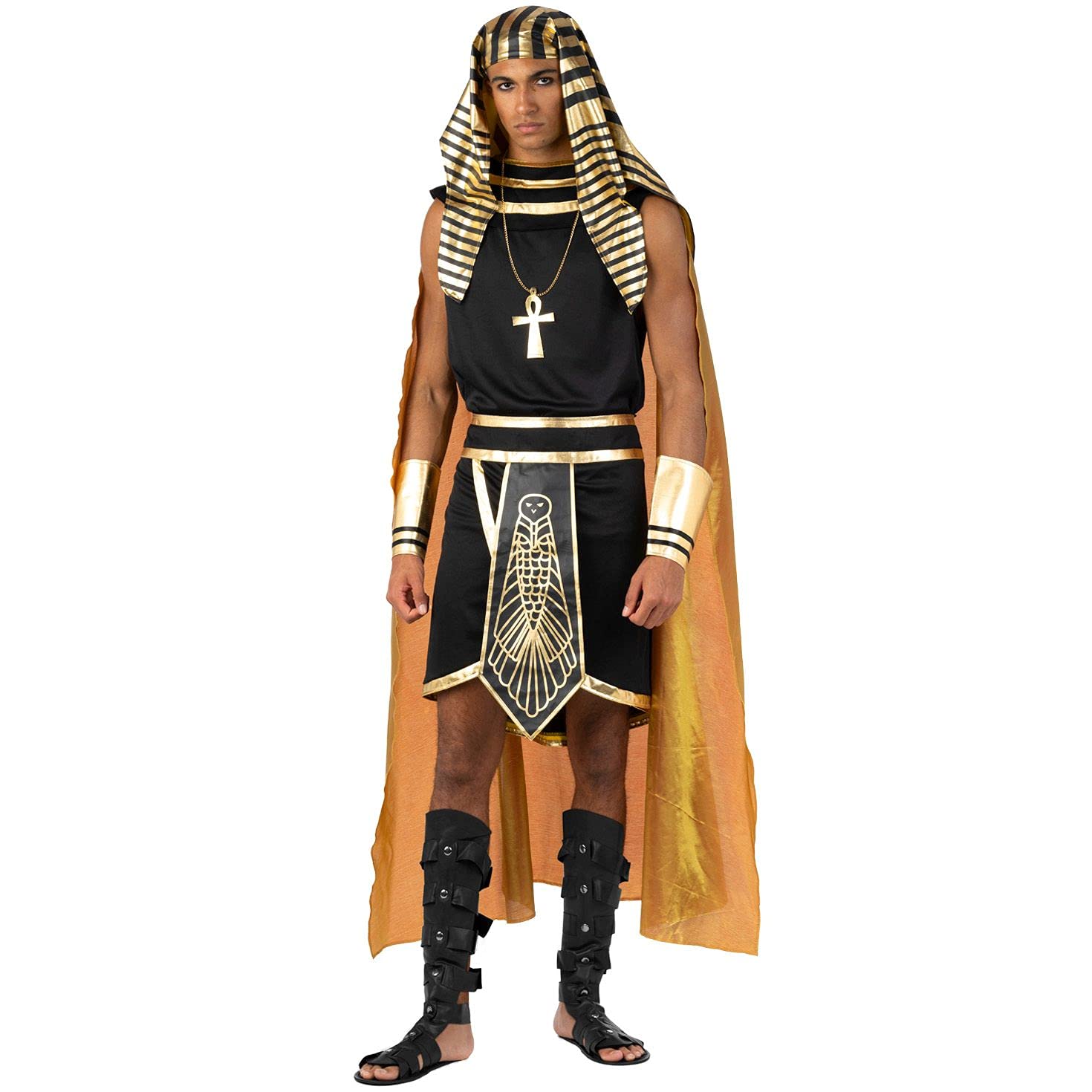 Morph Egyptian Costume Men, Pharaoh Costume Men, Egyptian Halloween Costumes For Adults - Image 5