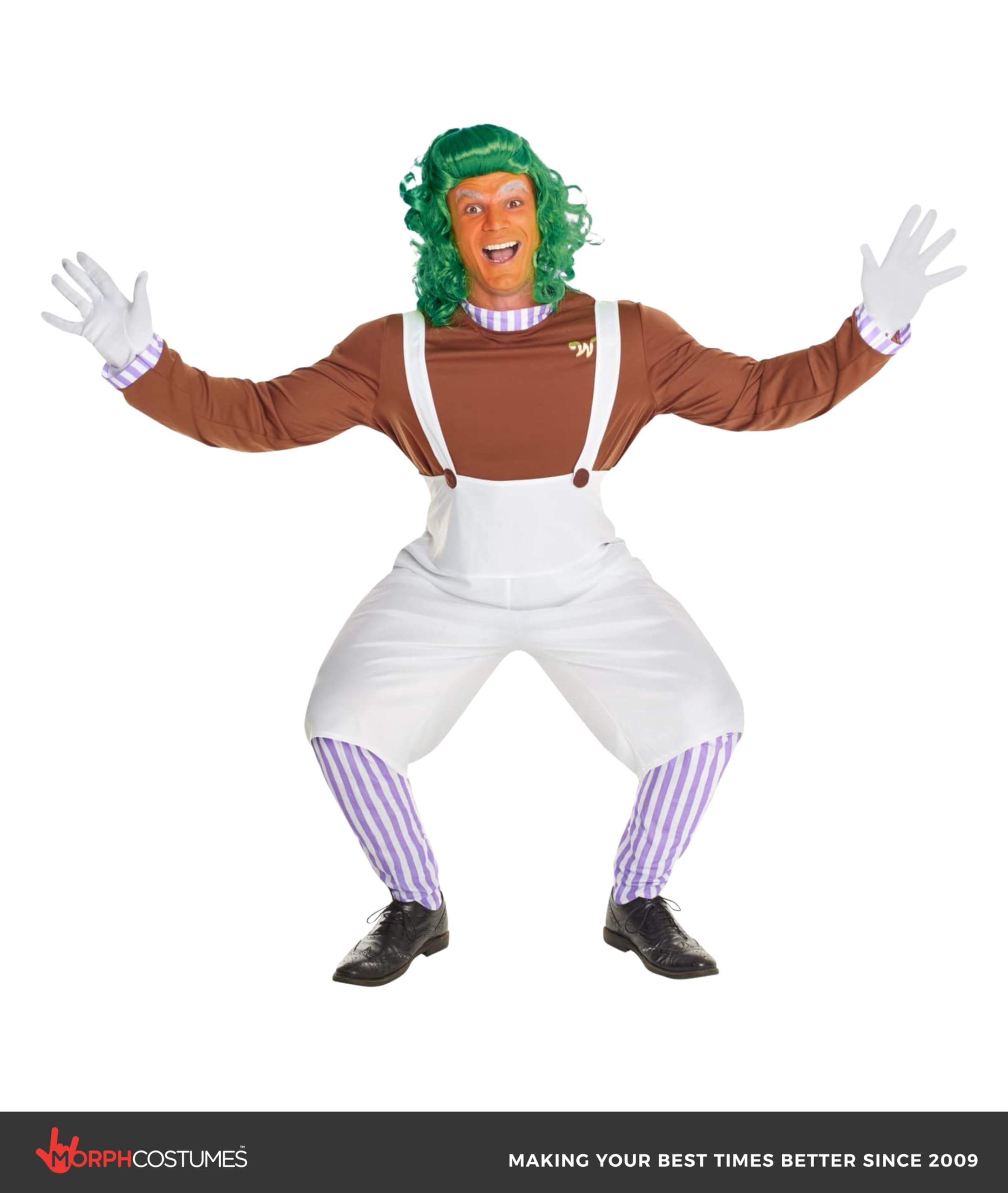 Morph Factory Worker Costume Mens, Chocolate Factory Costumes for Adults, Funny Costumes for Men - Image 5