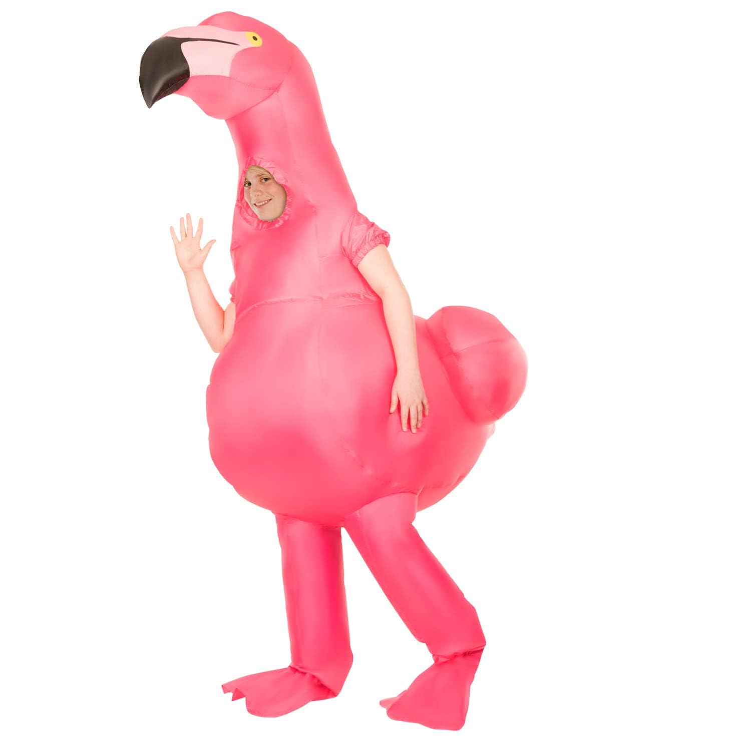 Morph Flamingo Inflatable Costume, Kids Inflatable Flamingo Costume, Flamingo Blow Up Costume, Blow Up Flamingo Costume - Image 2