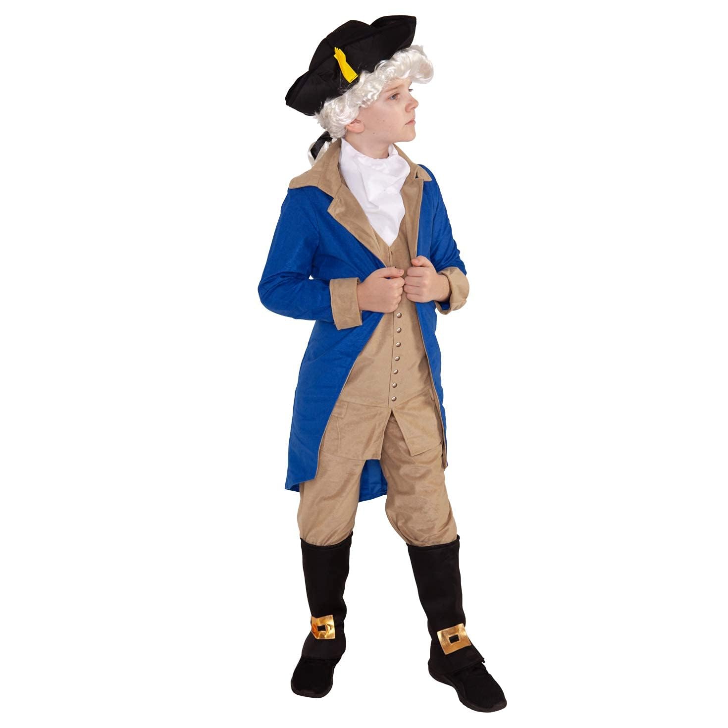 Morph George Washington Costume Kids, George Washington Costume for Boys, President Costume for Boys - Image 4