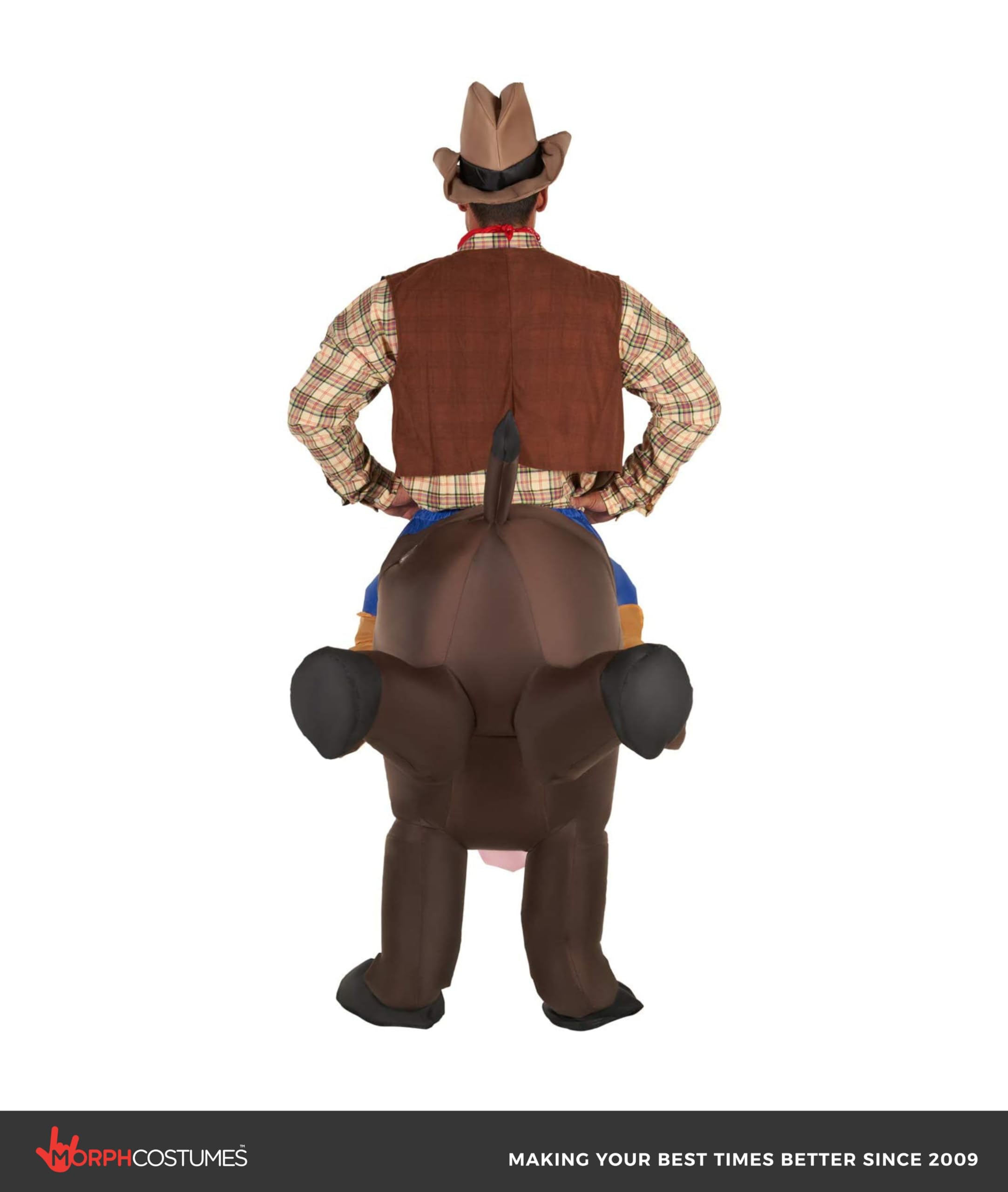 Morph Inflatable Bull Costume Adult, Bull Costume for Adults, Inflatable Rider Costumes, Blow Up Costumes for Adults - Image 5