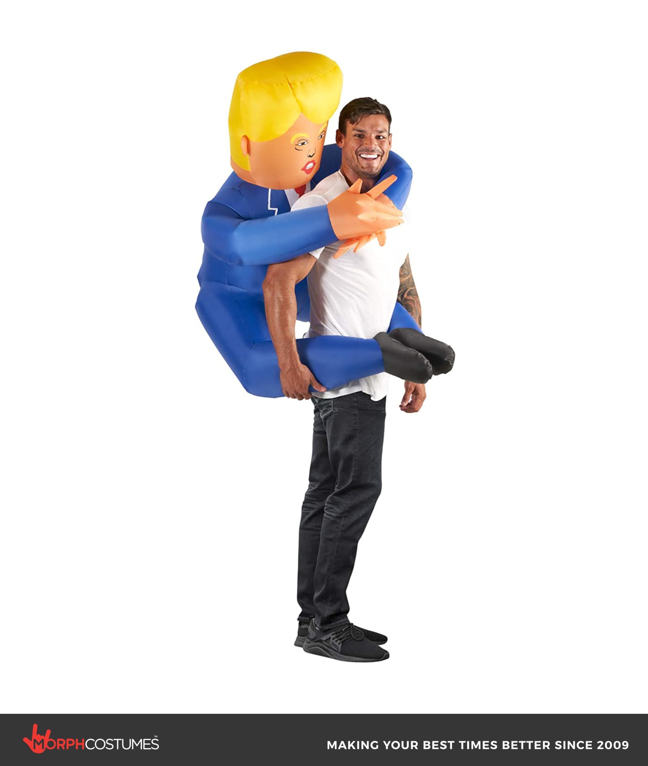 Morph Inflatable Costume Trump, Blow Up Trump Costume Inflatable, Blow Up Costumes for Adults - Image 4