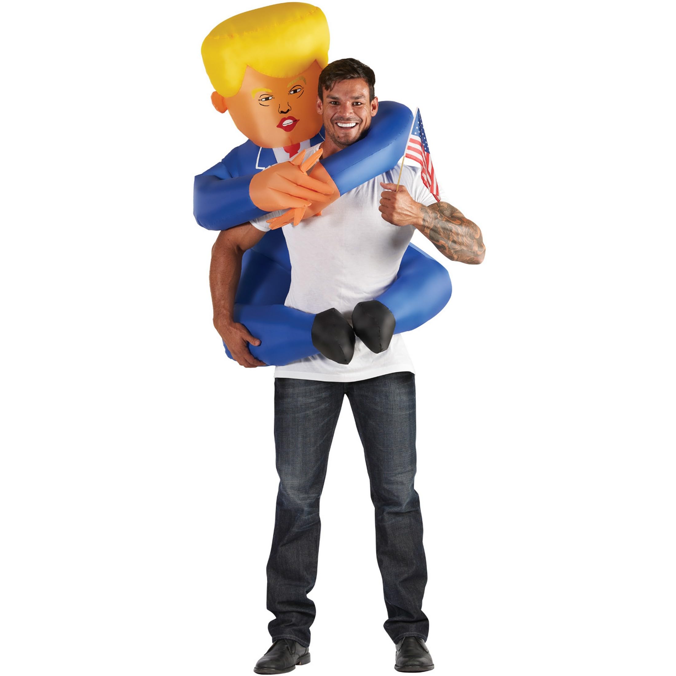 Morph Inflatable Costume Trump, Blow Up Trump Costume Inflatable, Blow Up Costumes for Adults - Image 7