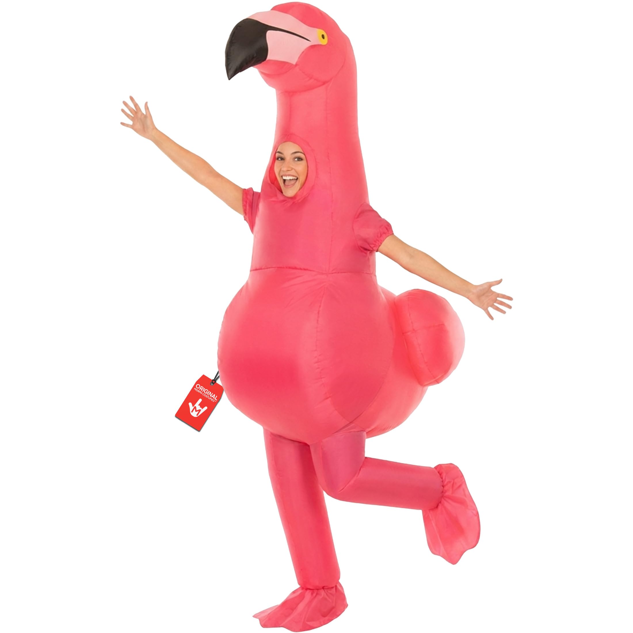 Morph Inflatable Flamingo Costume, Flamingo Costume Adult, Inflatable Costumes Adult, Blow Up Costumes for Adults