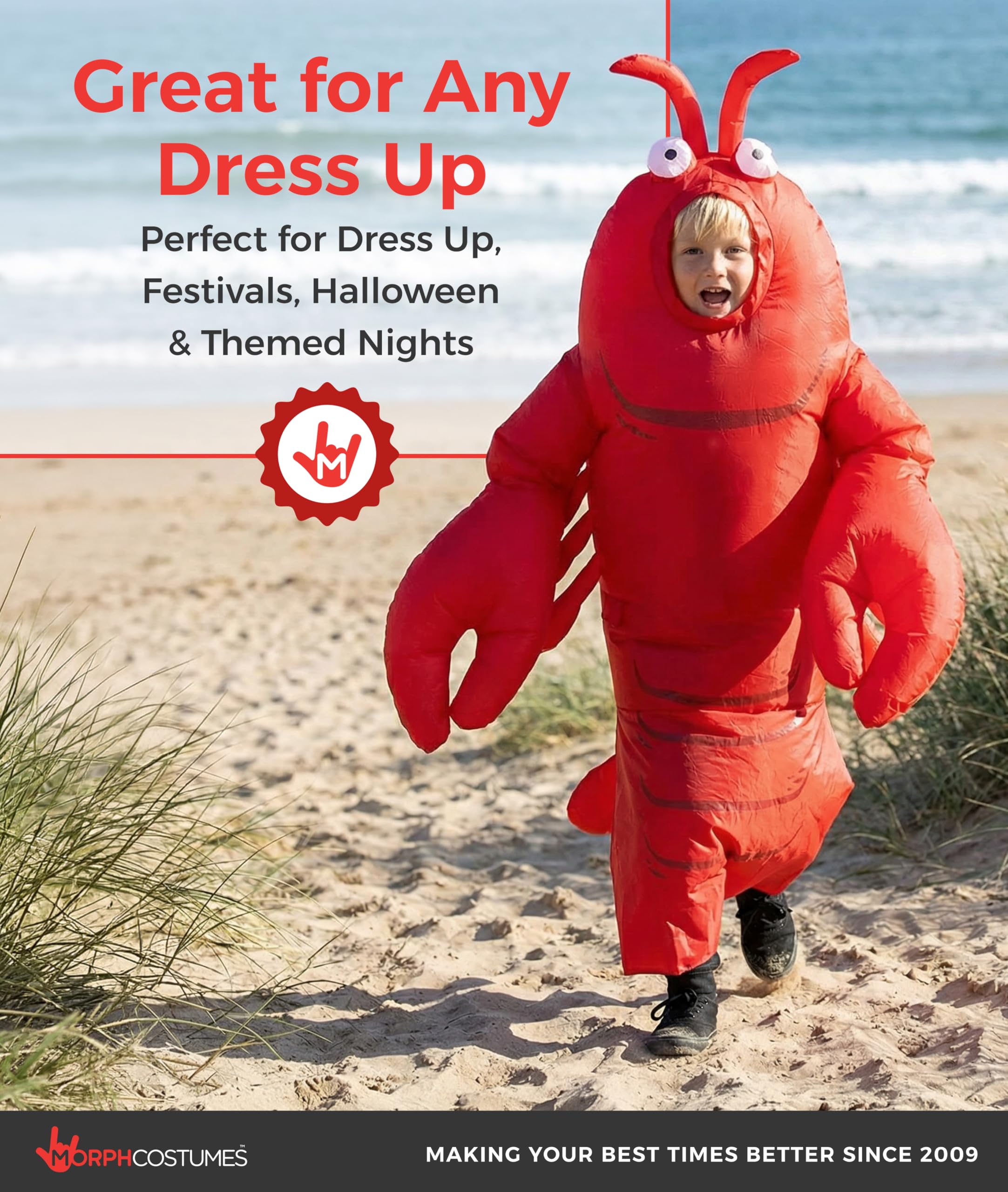 Morph Inflatable Lobster Costume, Dancing Lobster Costume, Under The Sea Lobster - Image 6
