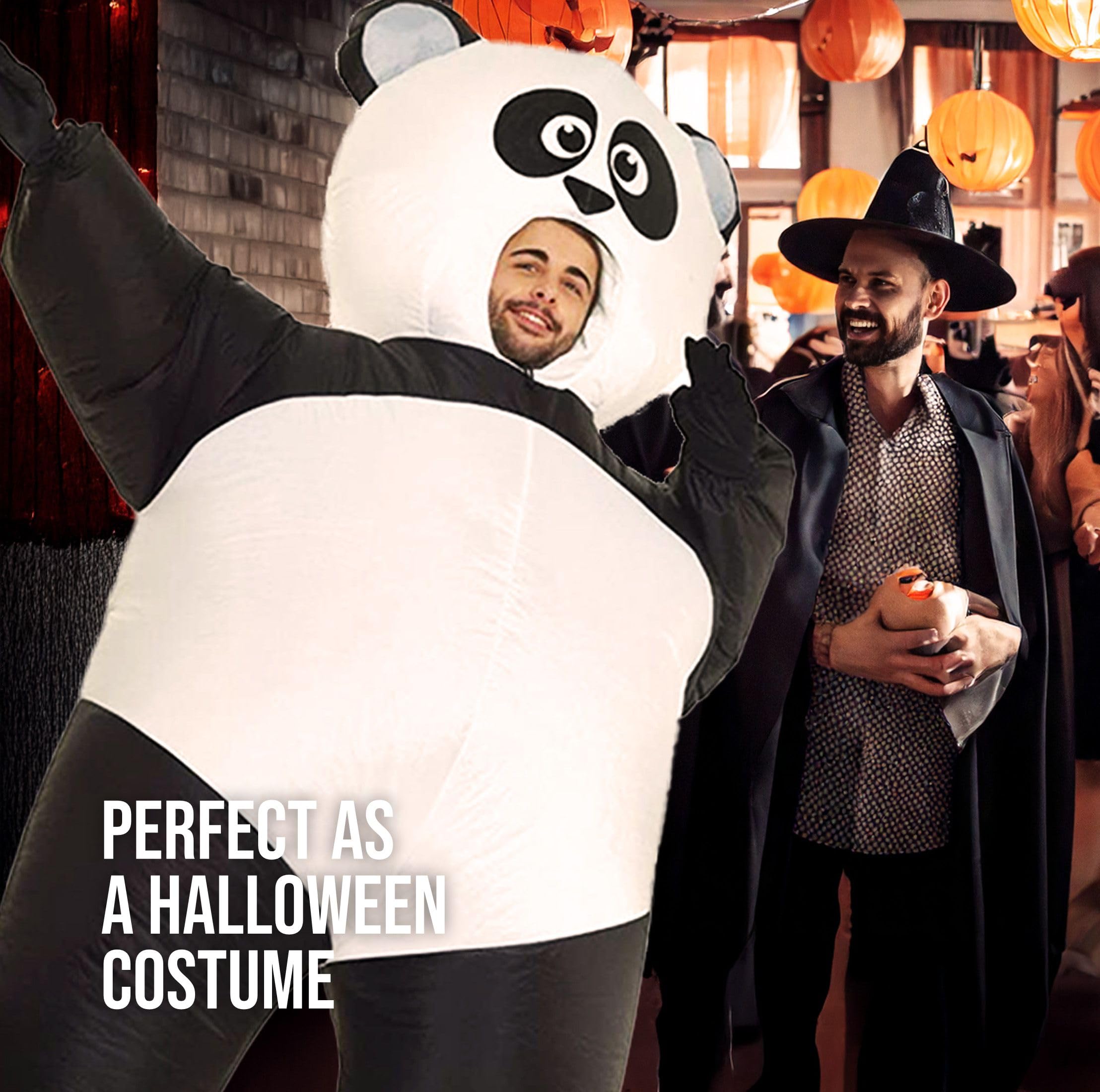 Morph Inflatable Panda Costume for Adults, Blow Up Panda Outfit, Blow Up Costumes for Adults - Image 2
