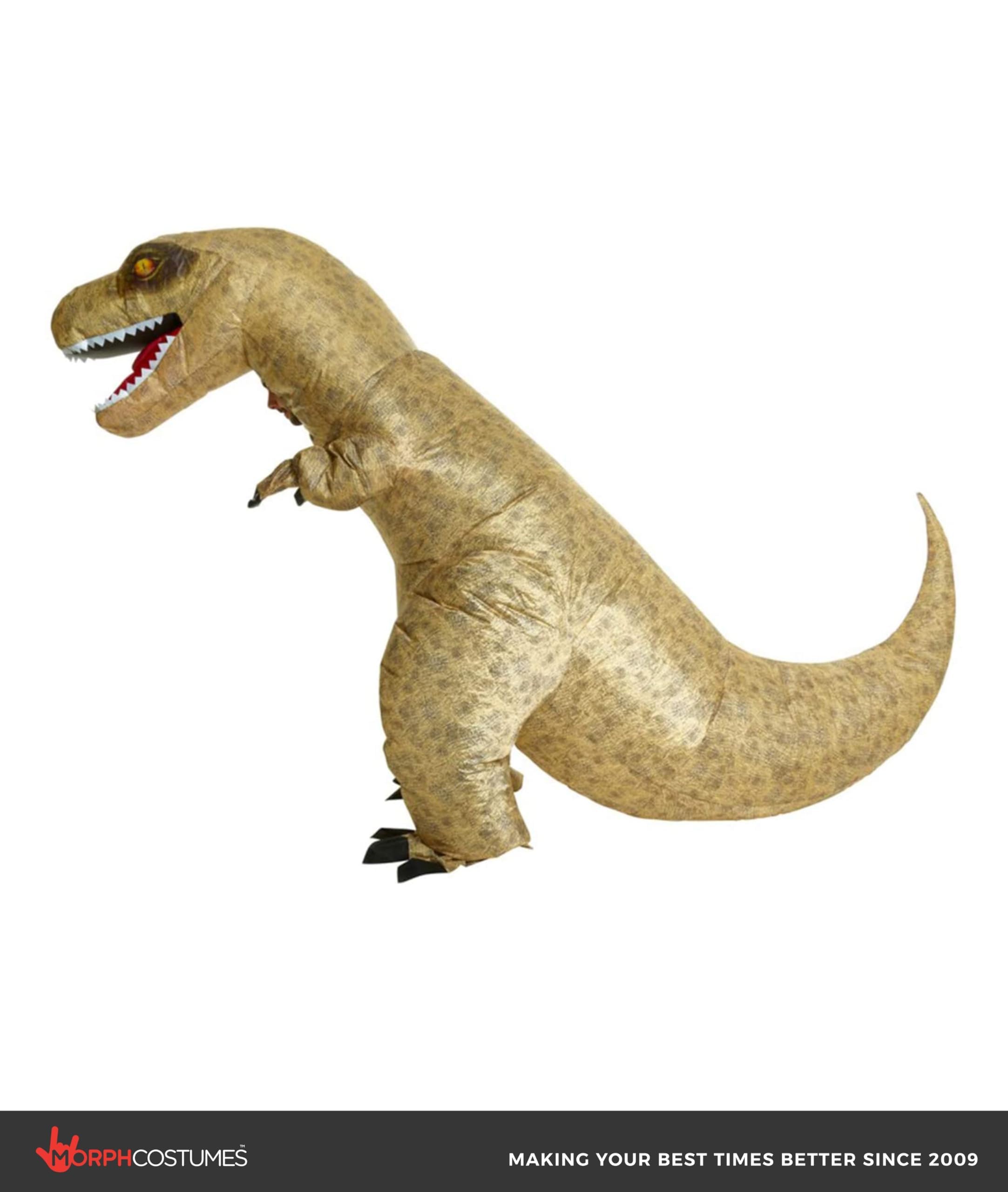 Morph Jurassic Inflatable Dinosaur T-Rex Fancy Dress Costume Unisex - One size fits most - Image 5