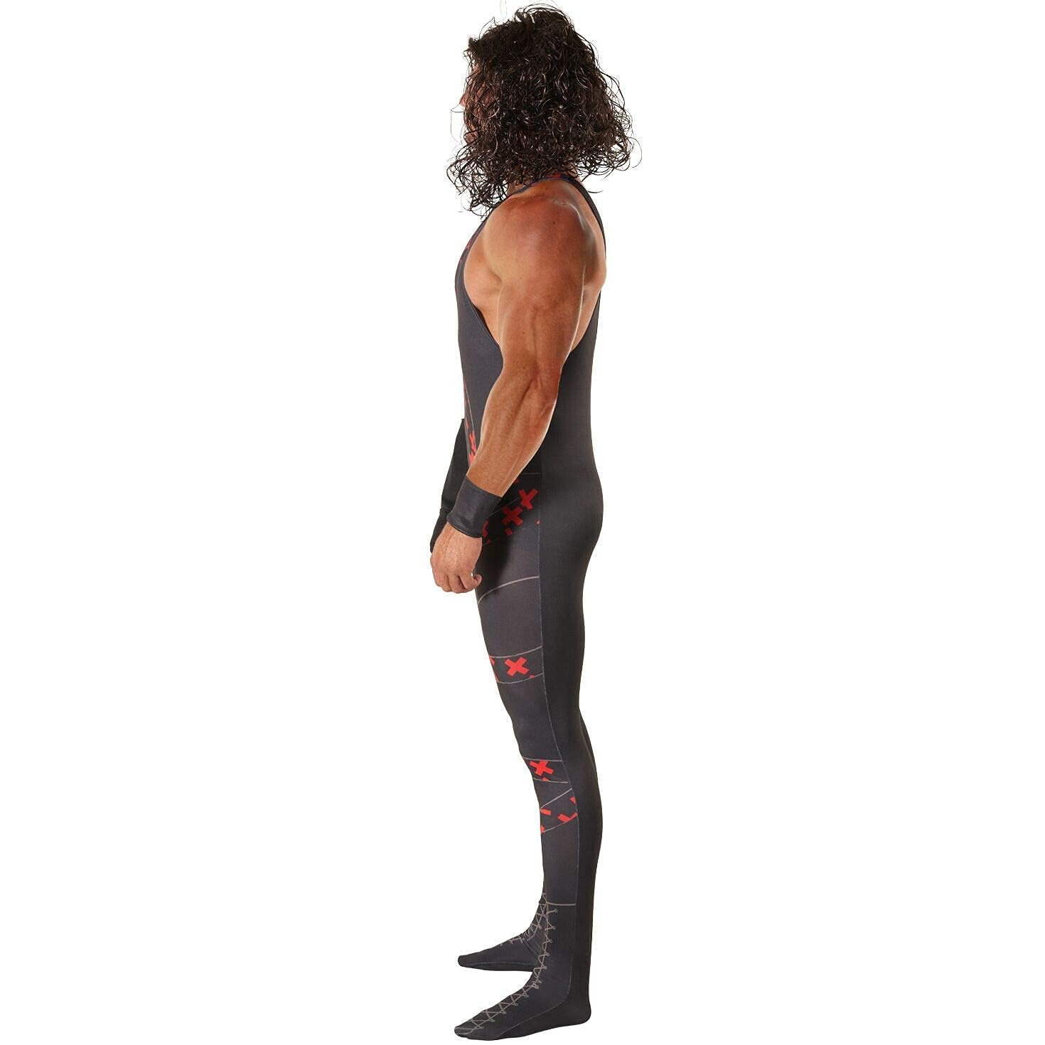 Morph Kane Costume for Men, Kane Costume for Men WWE, WWE Costumes for Adults, Wrestler Costumes for Mens - Image 4